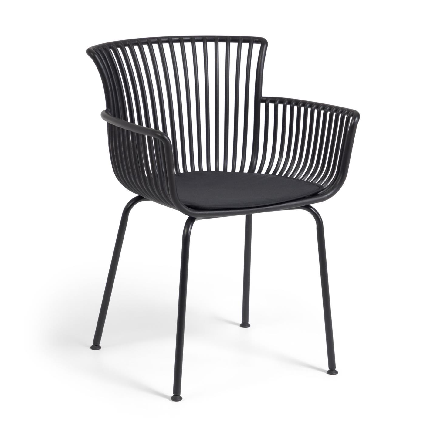 Kave Home - Surpika tuinstoel zwart - Kave Home - Surpika tuinstoel zwart -