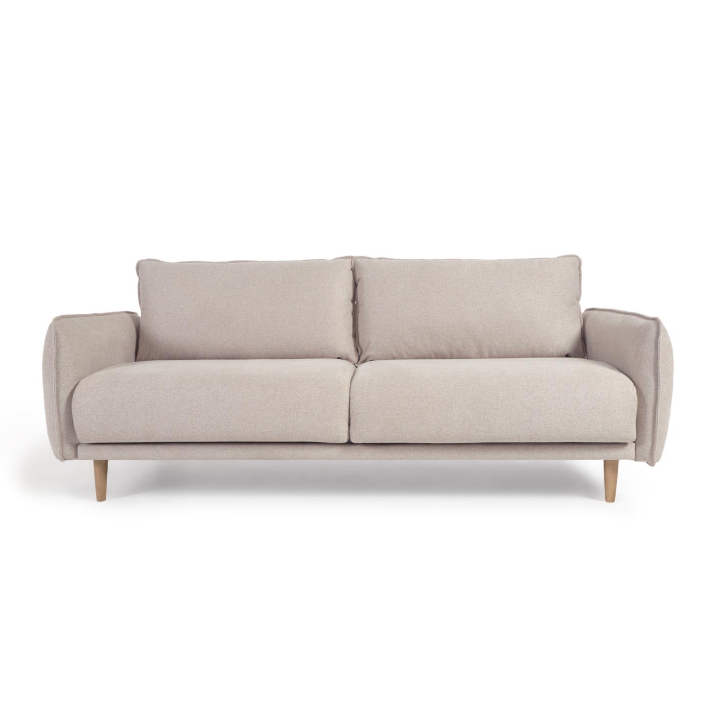 Kave Home - Carlota 3-zitsbank beige 213 cm - Kave Home - Carlota 3-zitsbank beige 213 cm -