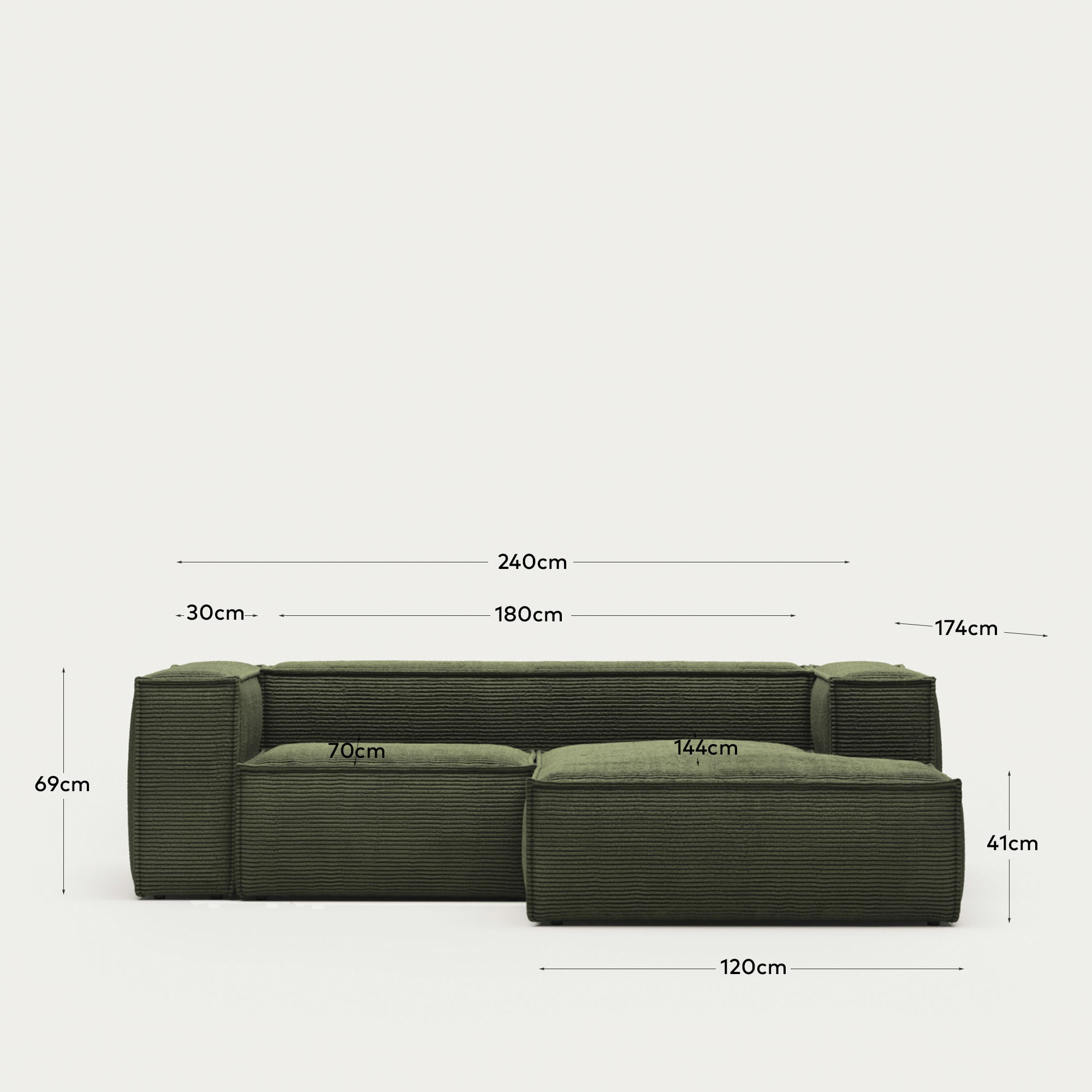 120cm deals wide sofa