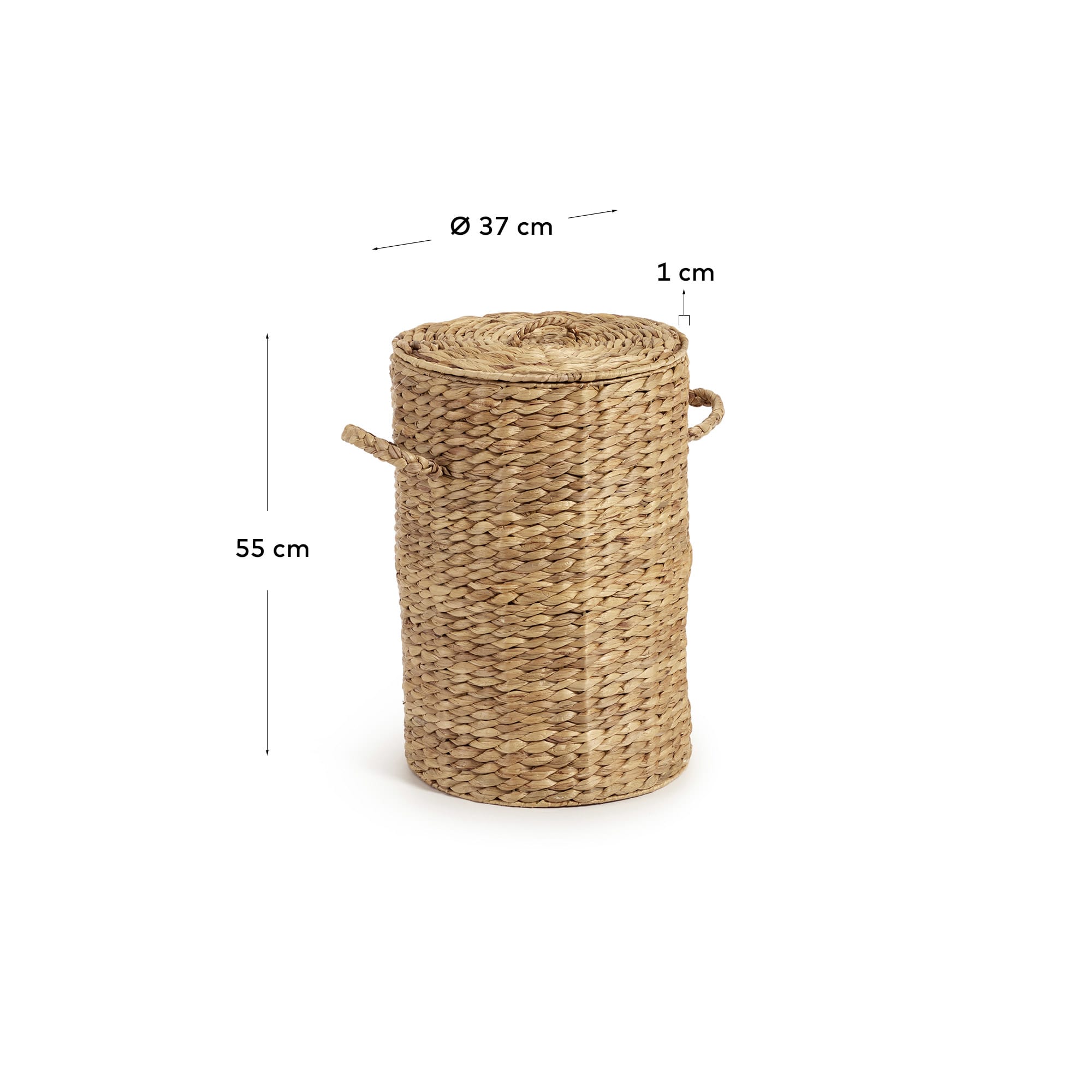 Yessira natural fibre clothes basket 55 cm Kave Home