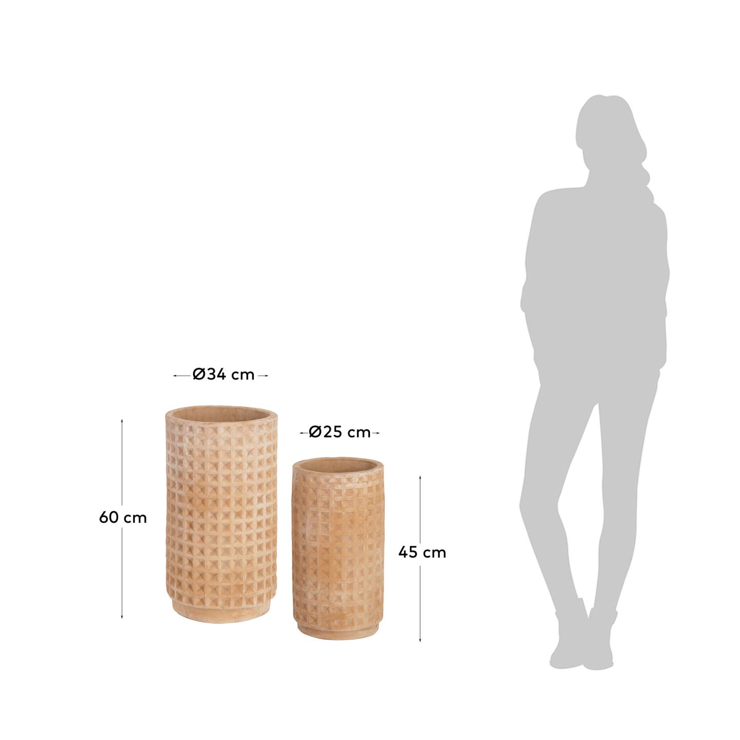 Listo The HC Companies SAA16001P17 Sevilla Planter Sunset