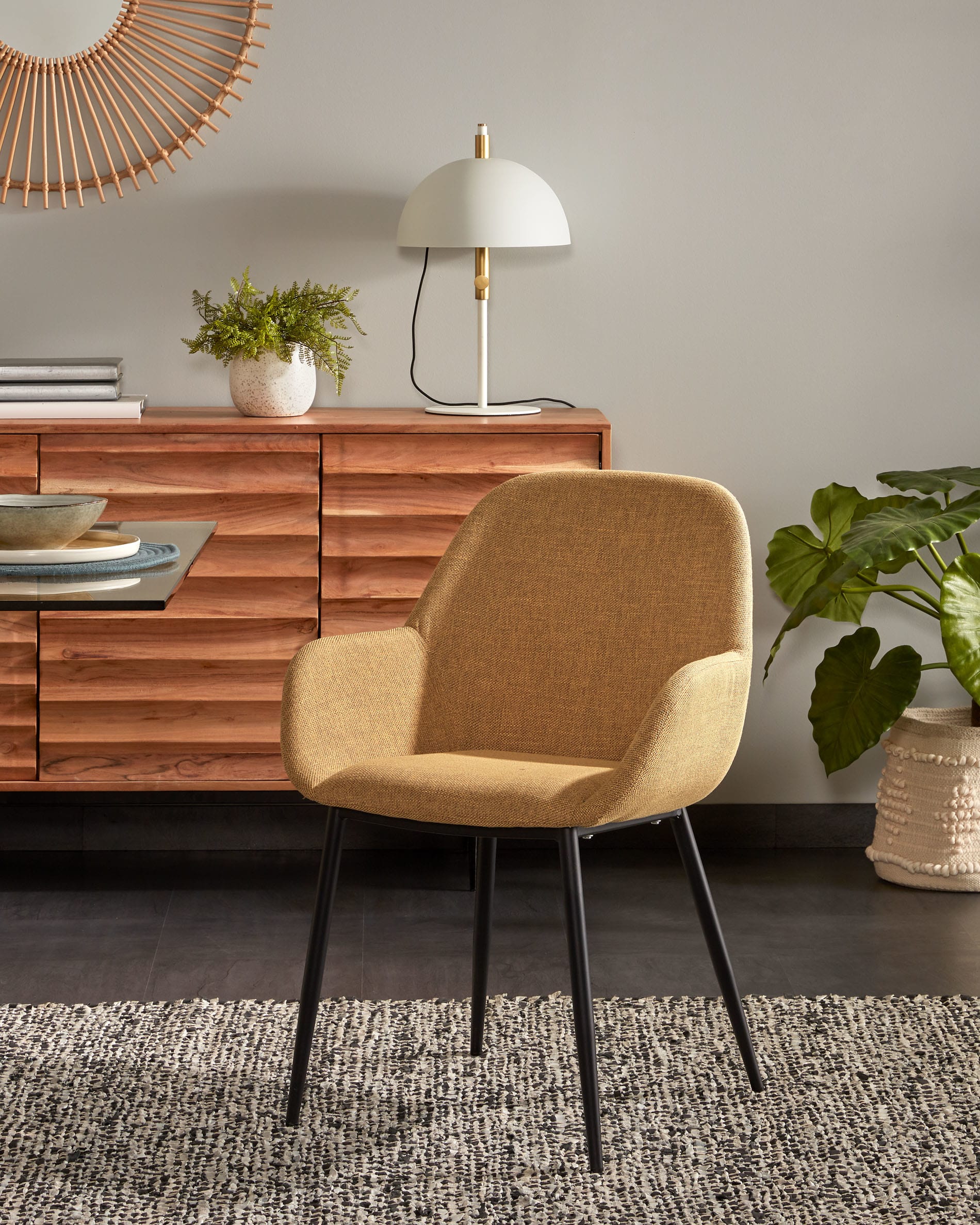 Konna mustard chair FR