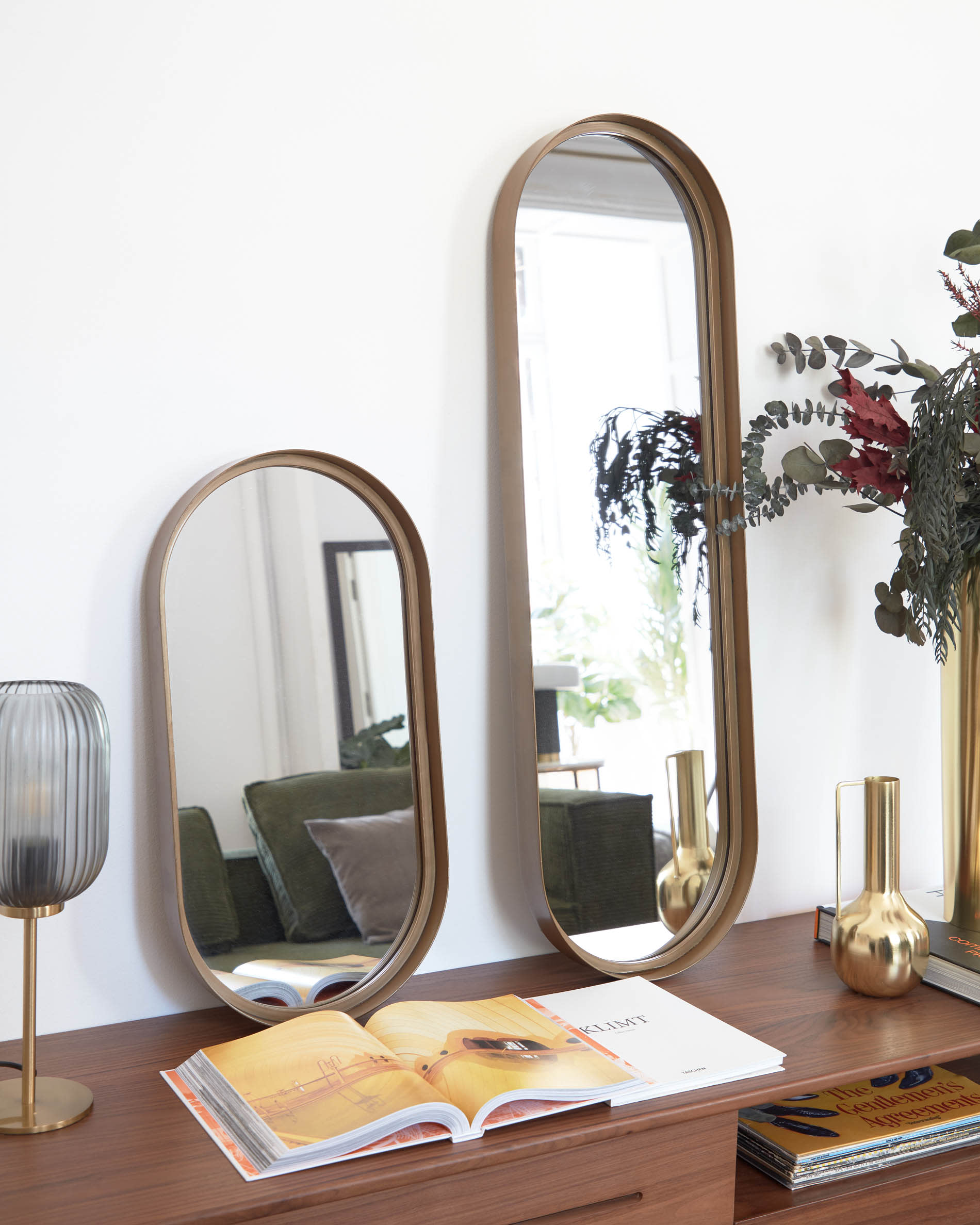 Miroir mural Tiare métal doré — Kave Home