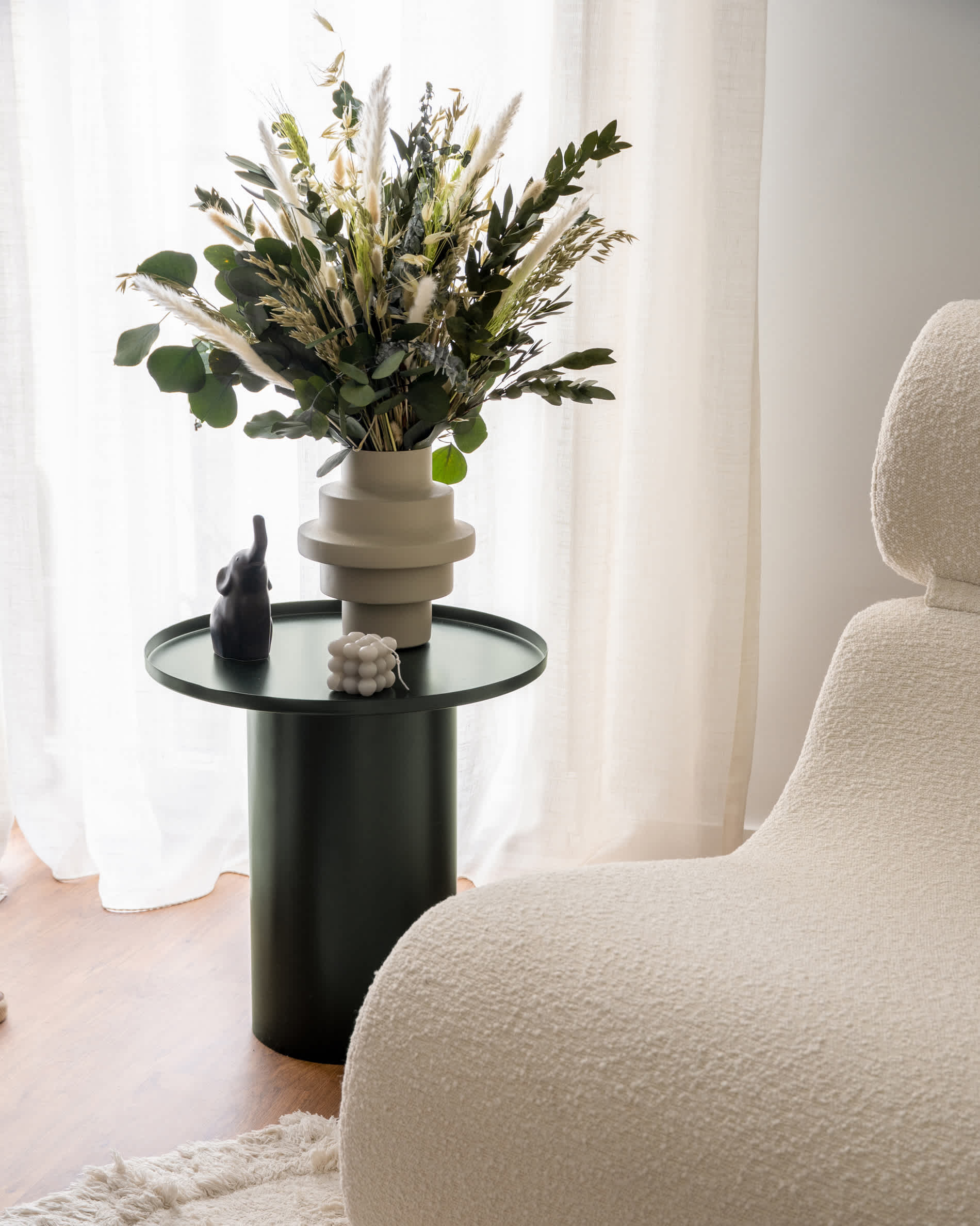 Table d'appoint ronde Fleksa en métal — Kave Home