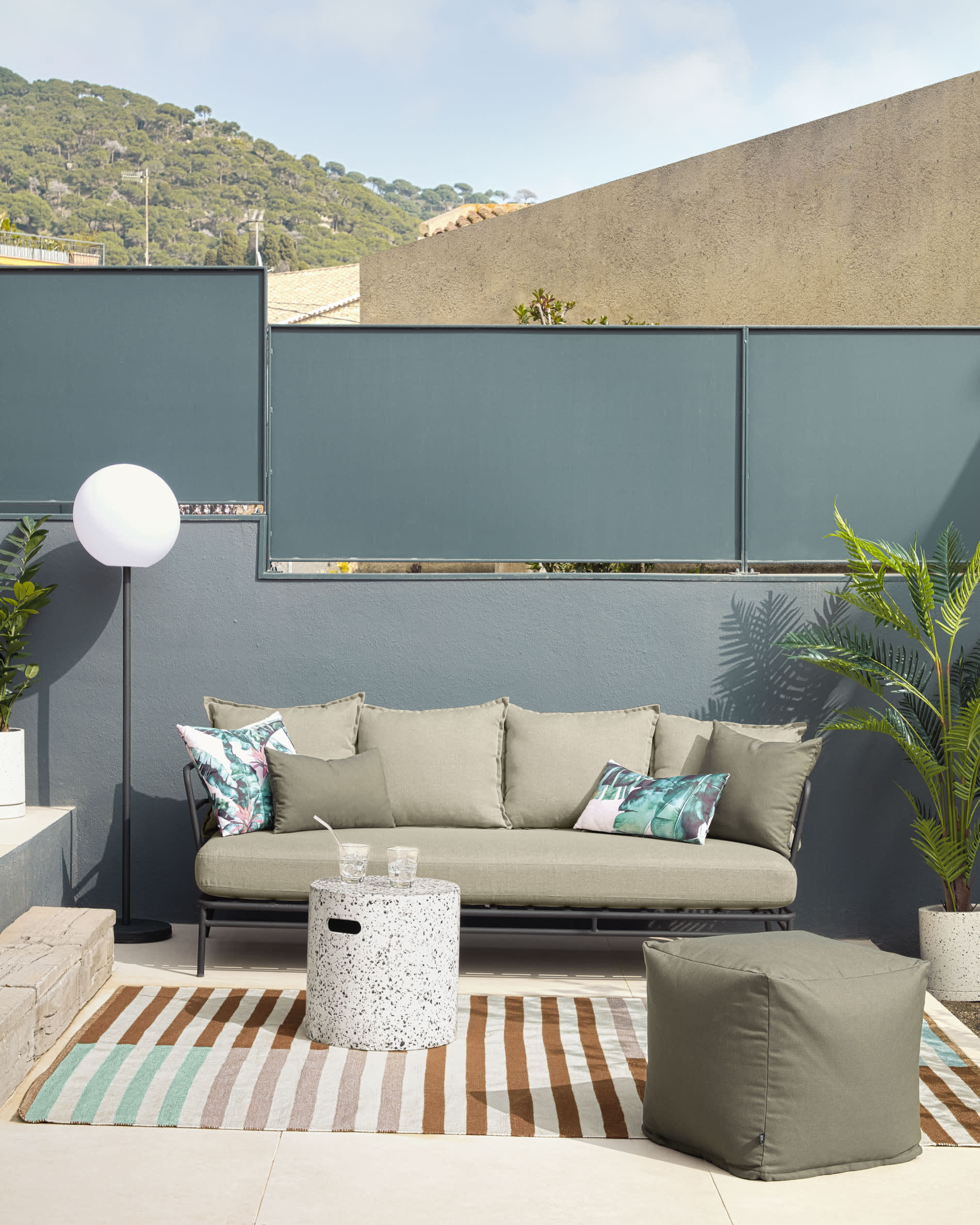 Canapé Mareluz 3 places en acier — Kave Home