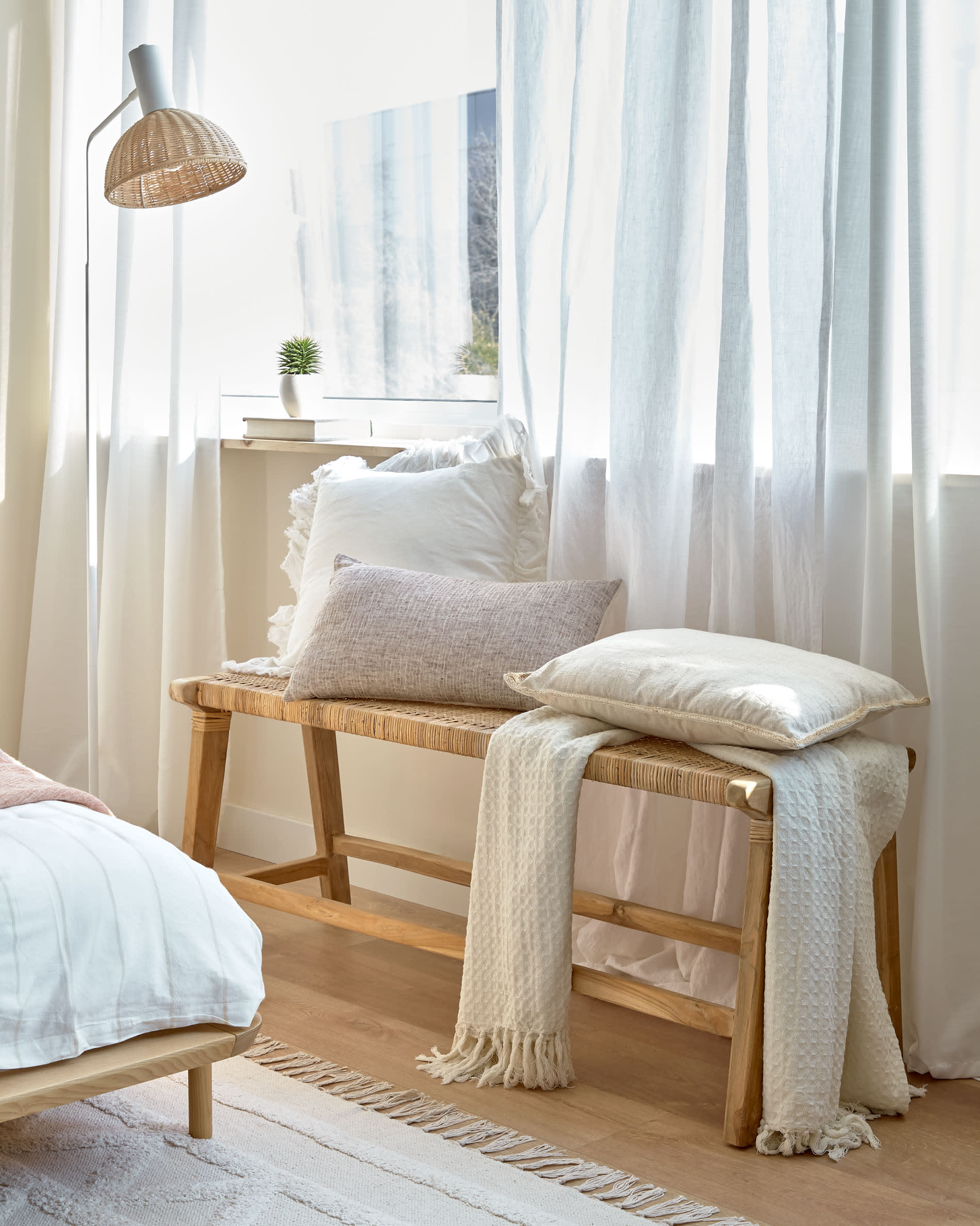 Banc Beida bois de tek — Kave Home