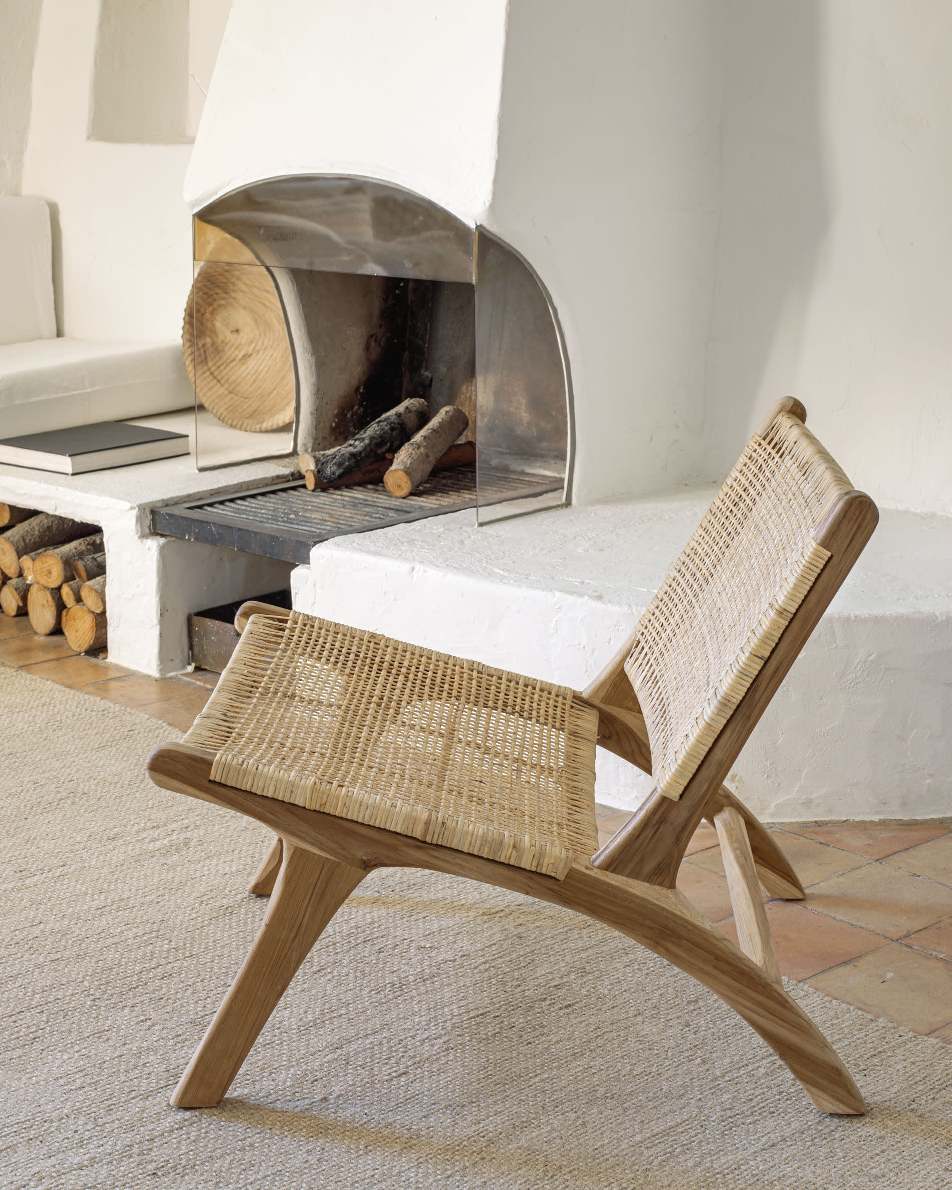 Fauteuil Beida bois de tek — Kave Home