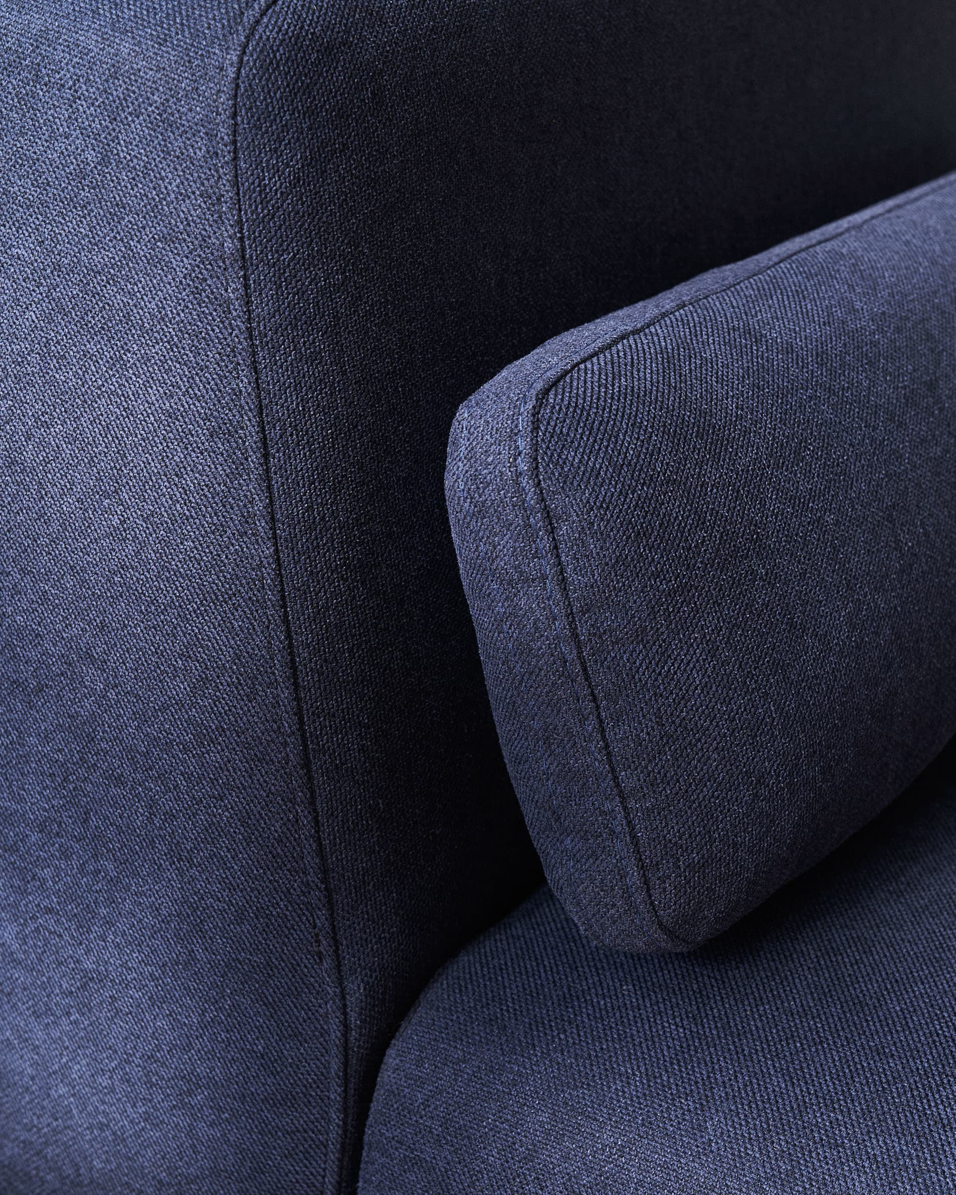Neom seat module in blue, 75 cm FSC Mix Credit