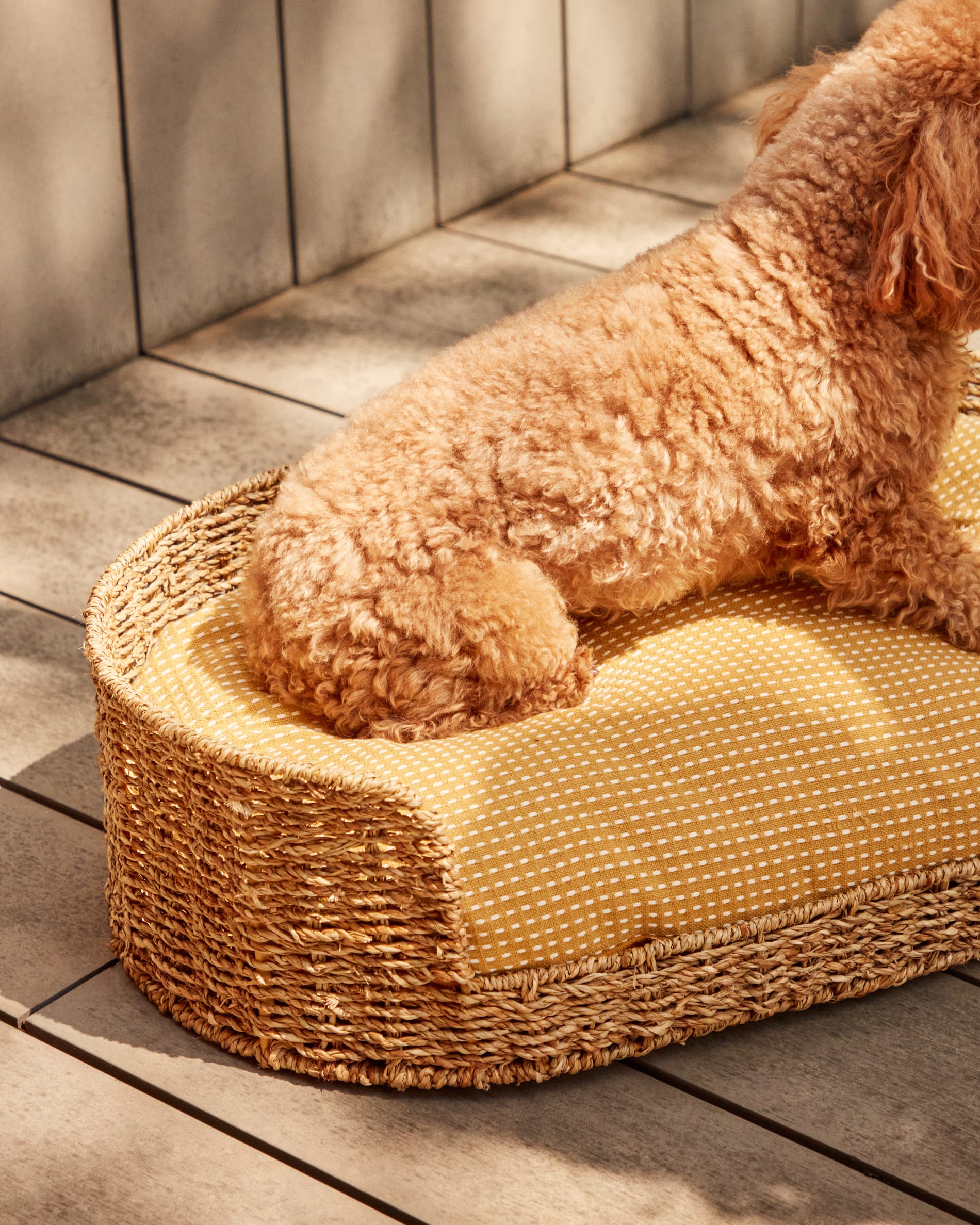 Fliicker bed for pets made from natural fibres Ø 60 x 35 cm