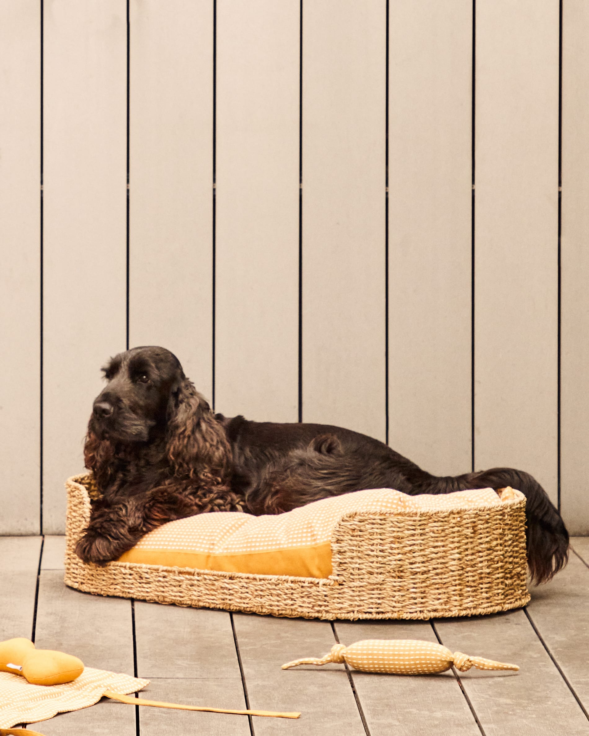 Fliicker bed for pets made from natural fibres Ø 80 x 45 cm