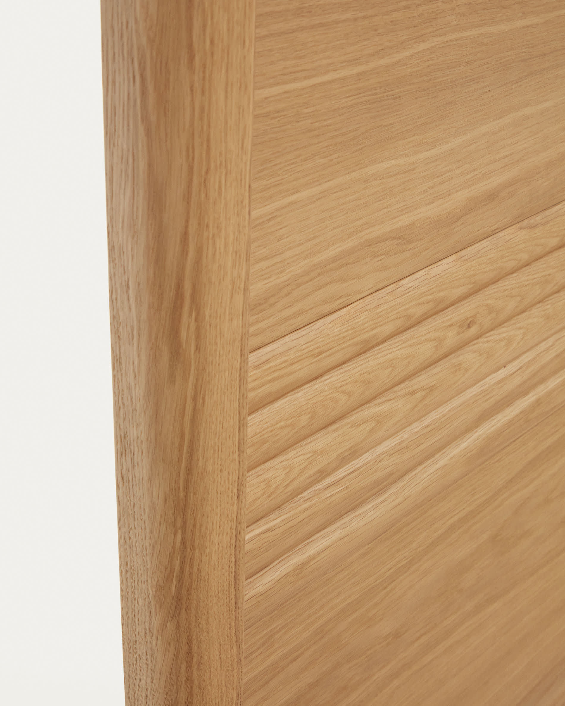 Lenon oak wood and veneer bed for 90 x 200 cm mattress, FSC MIX Credit