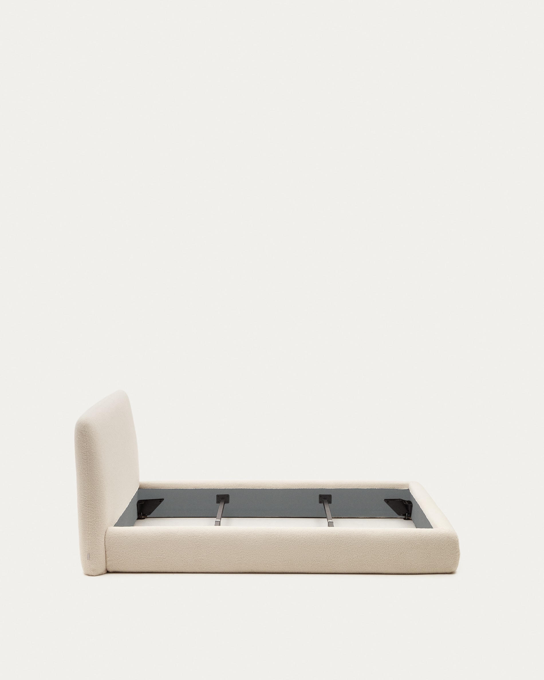 Martina bed cover in ecru bouclé for a 180 x 200 cm mattress