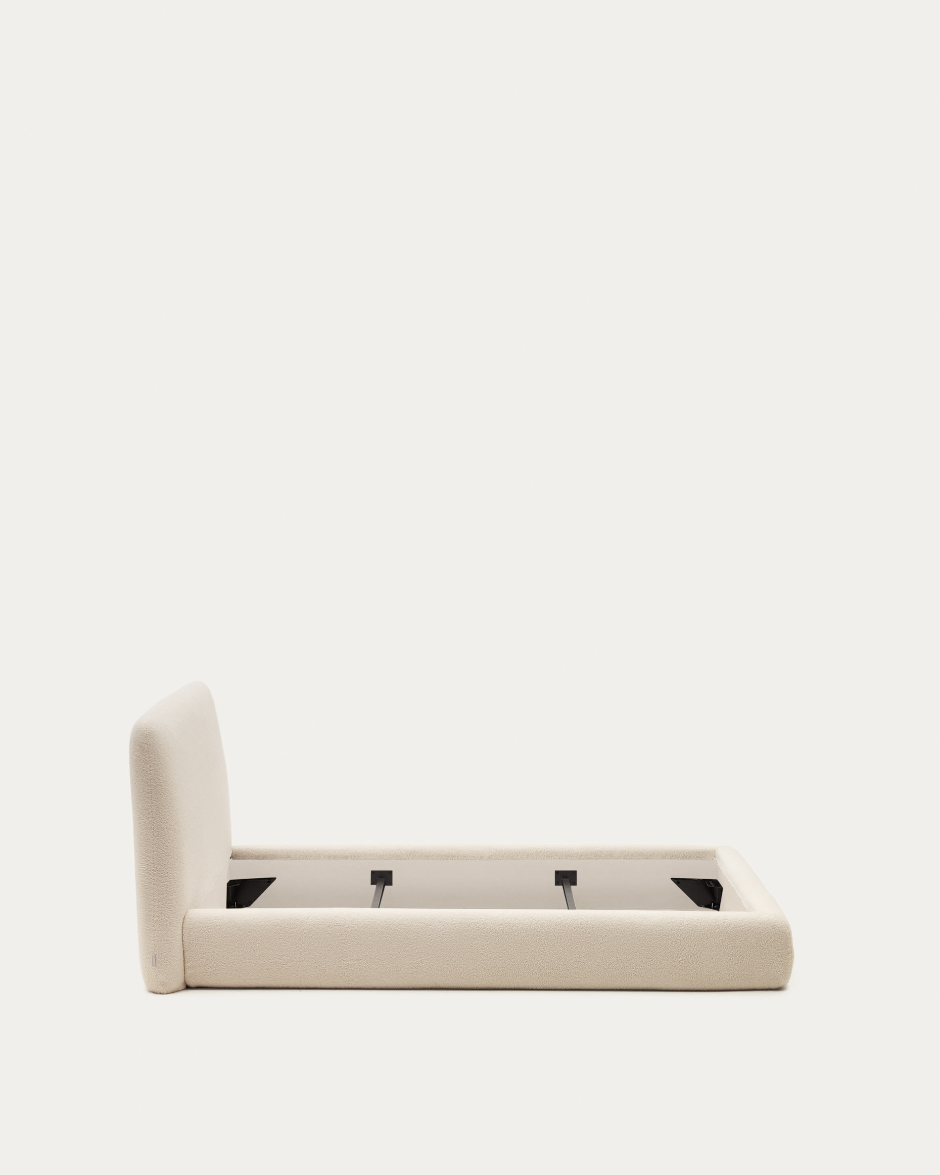 Martina bed cover in ecru bouclé for a 90 x 200 cm mattress