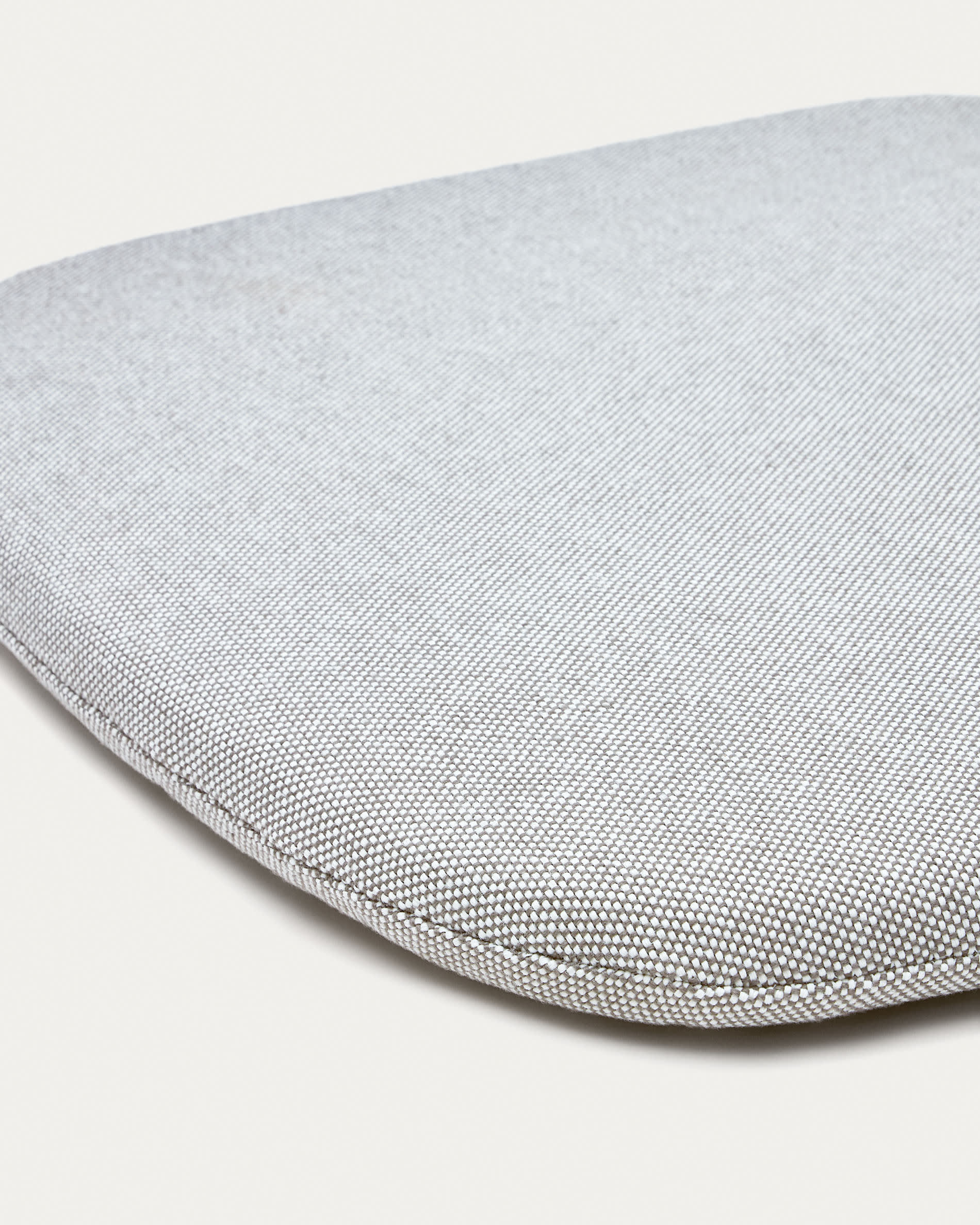 Joncols chair cushion in grey, 43 x 41 cm