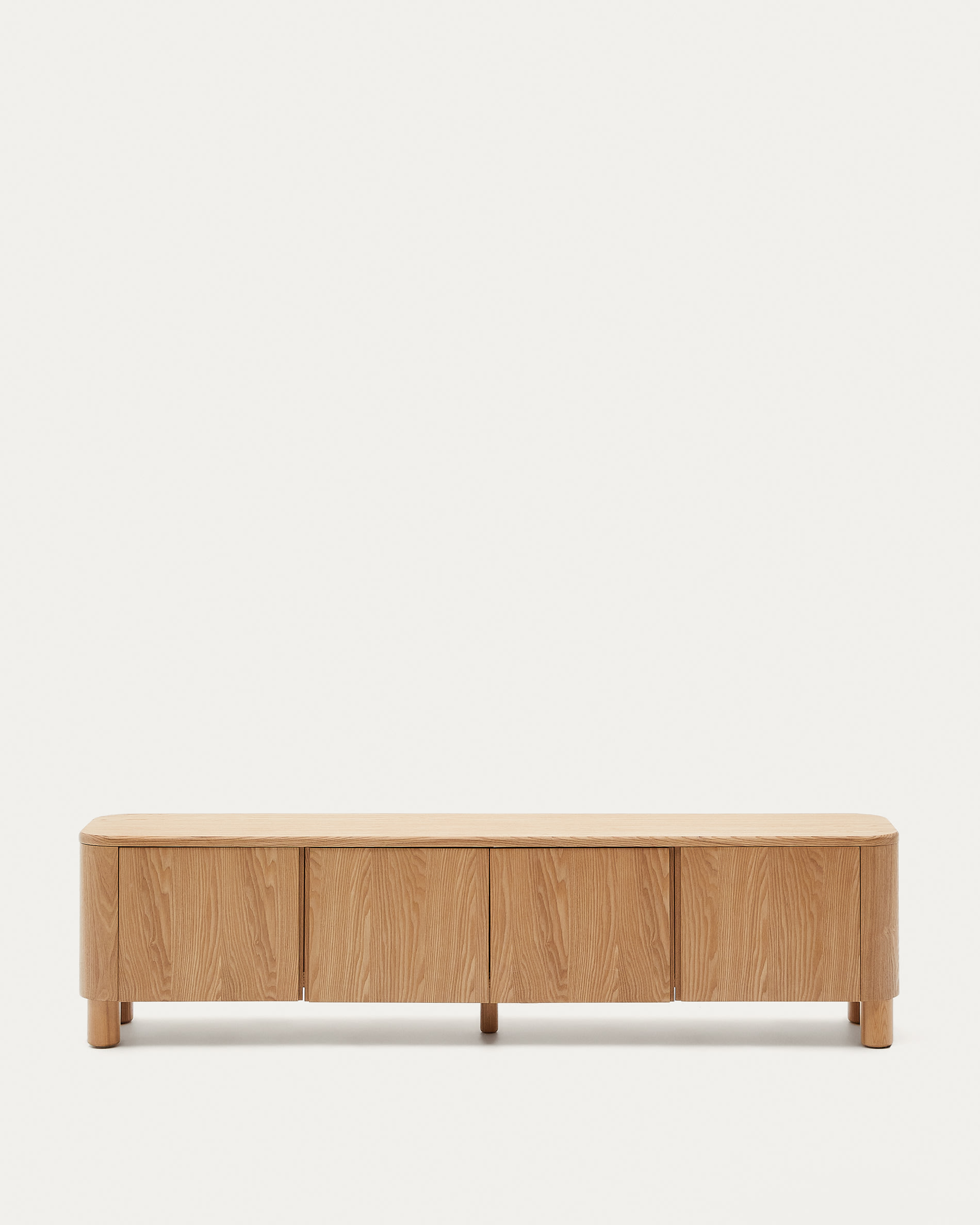 Meuble TV Salaya En Contreplaqu De Fr ne FSC Mix Credit 200 X 52 Cm 