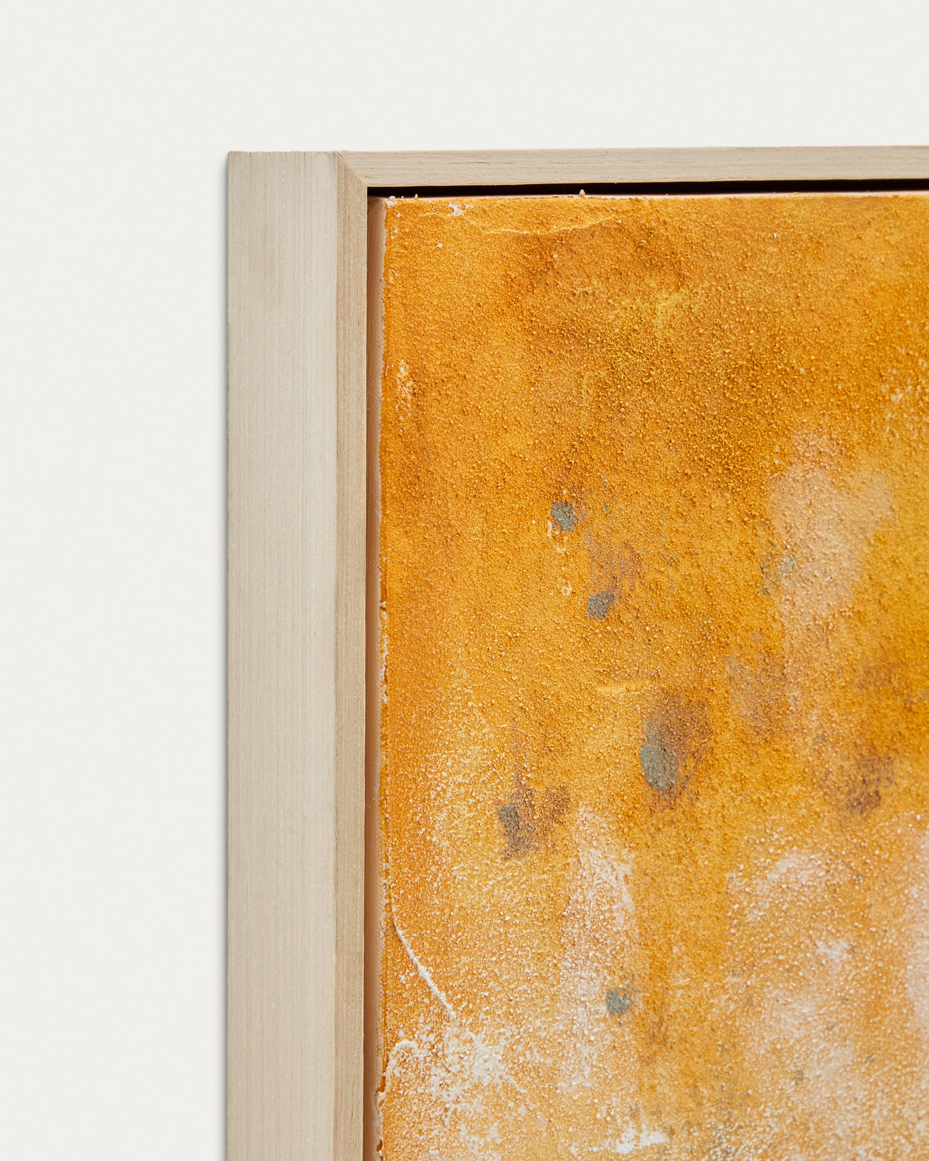 Selnar abstract yellow painting 202 x 122 cm
