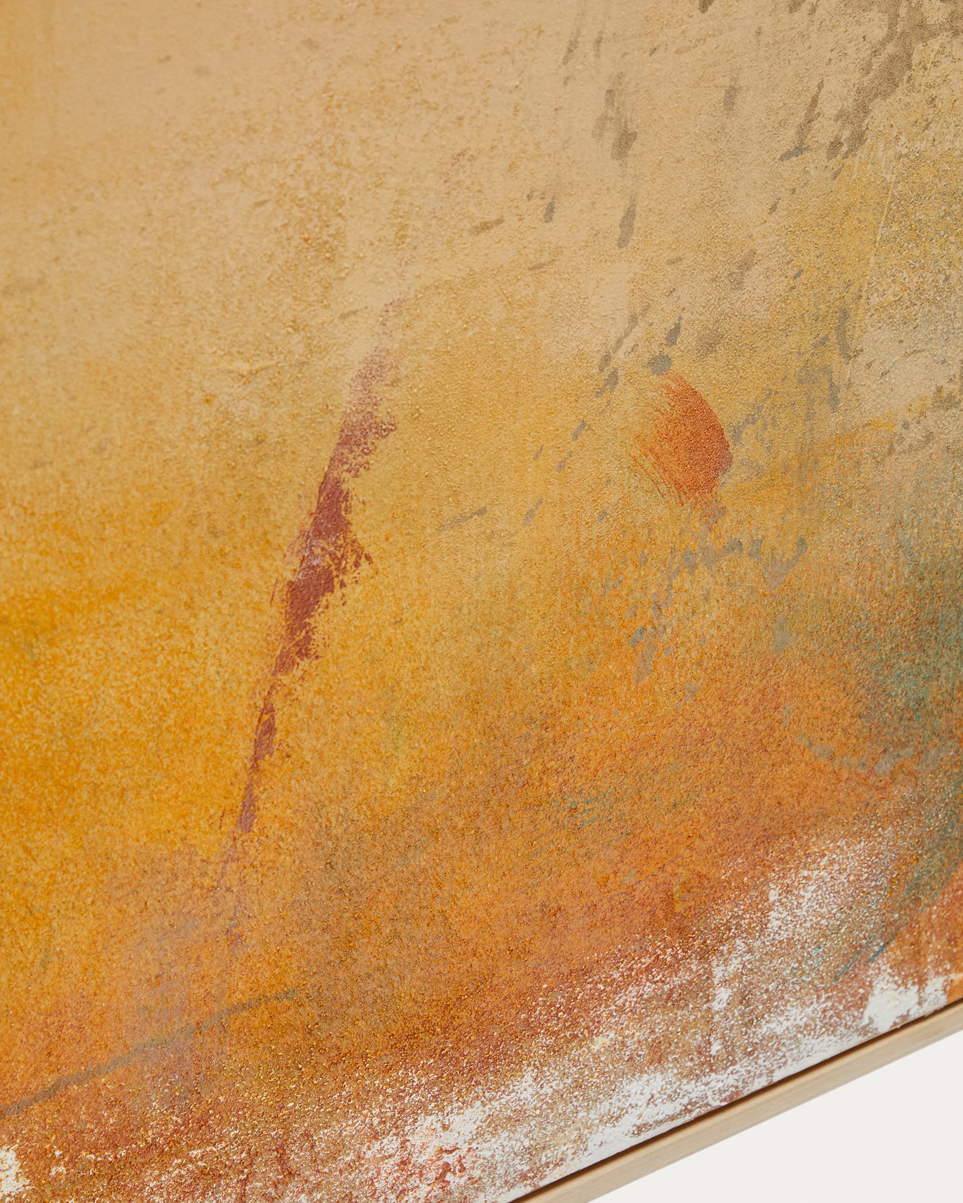 Selnar abstract yellow painting 202 x 122 cm