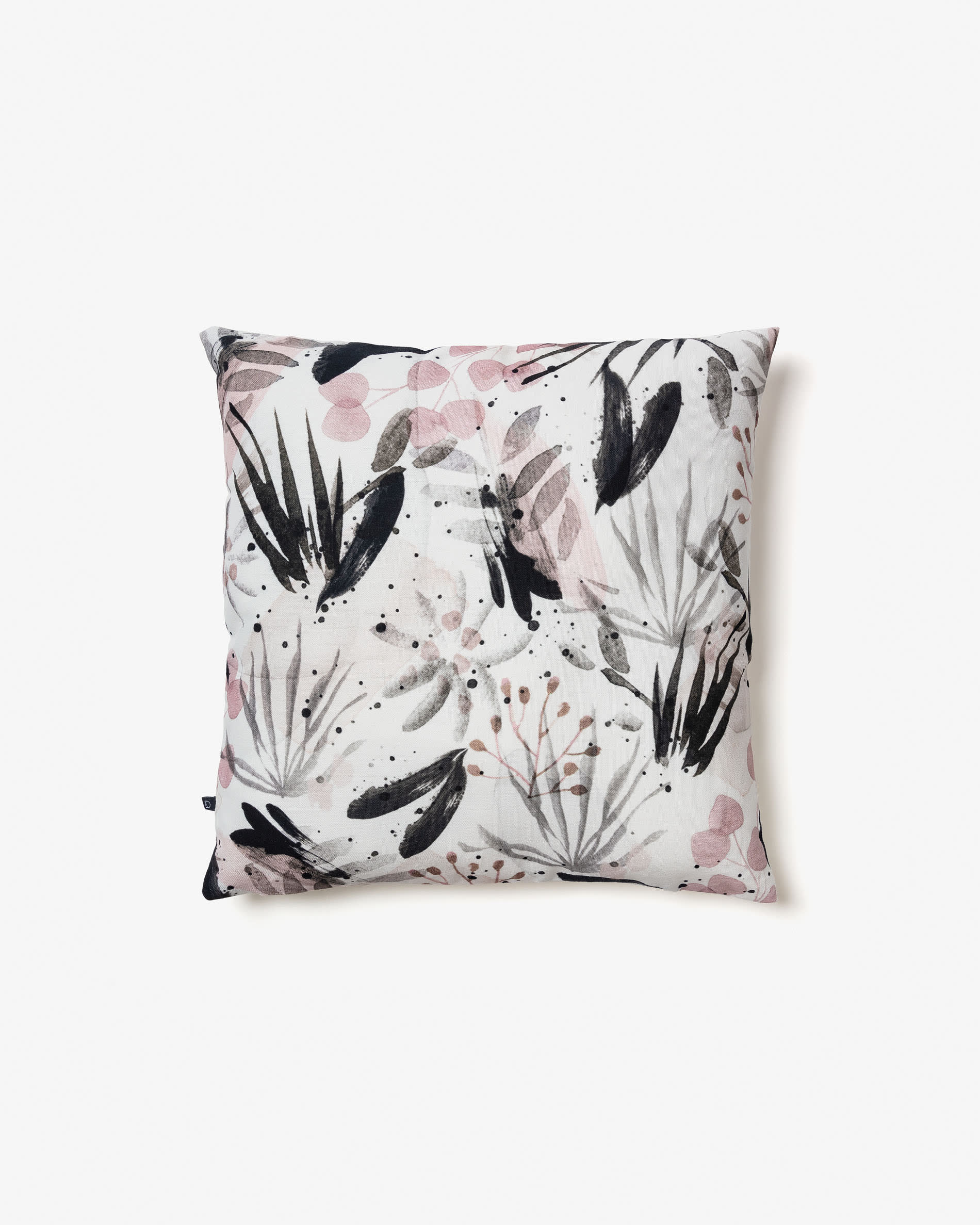 Cushion cover Kourtney 45 x 45 cm white, black and pink