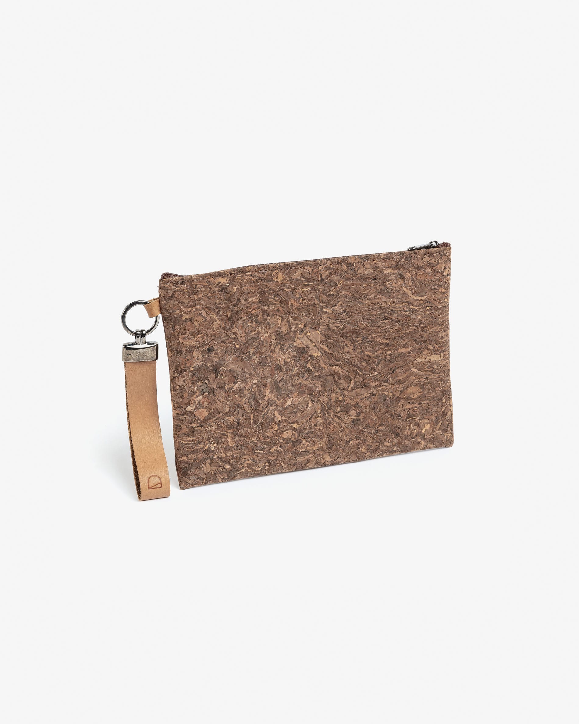 Small bag Foa dark cork with zipper