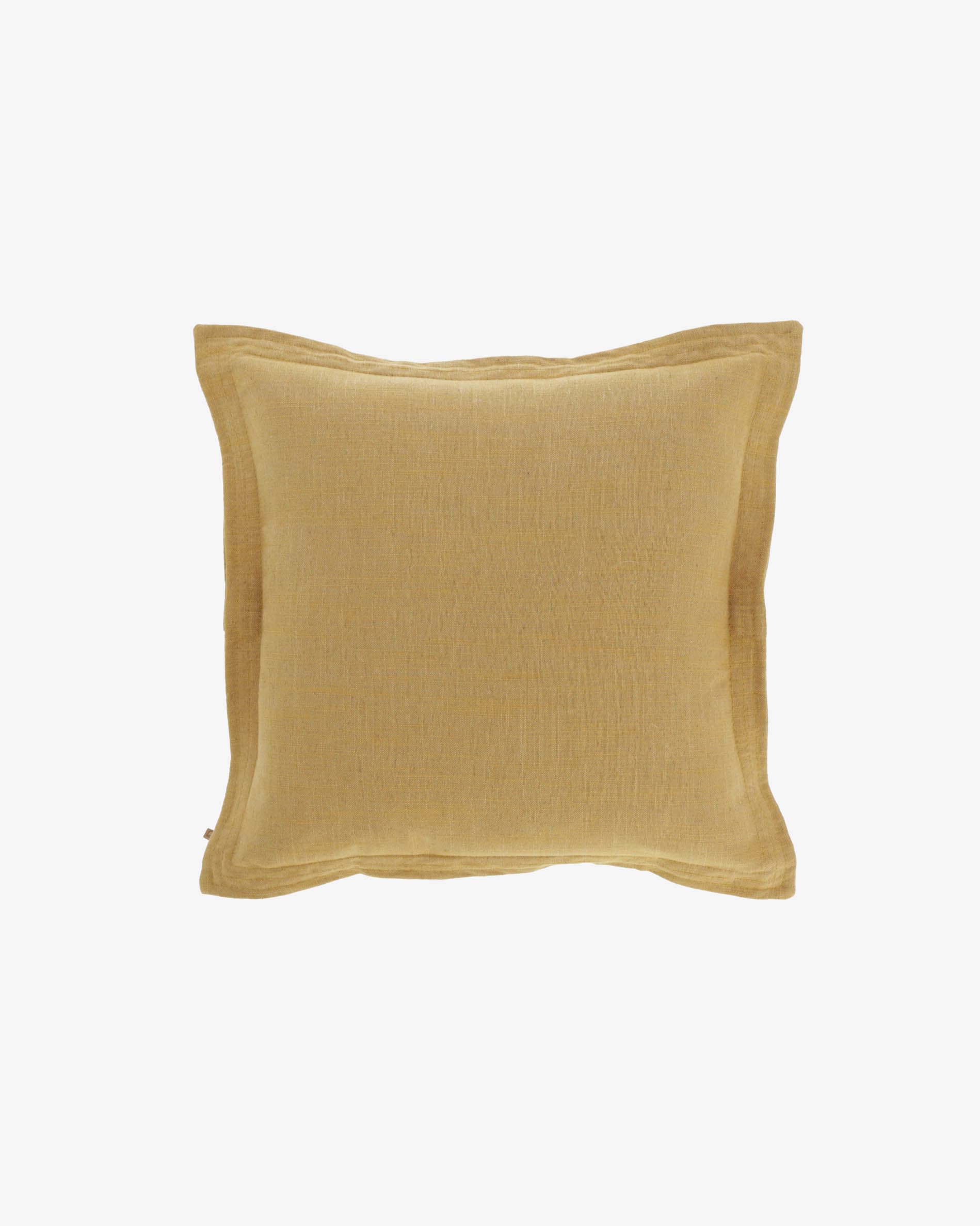 Maelina cushion cover in mustard, 45 x 45 cm
