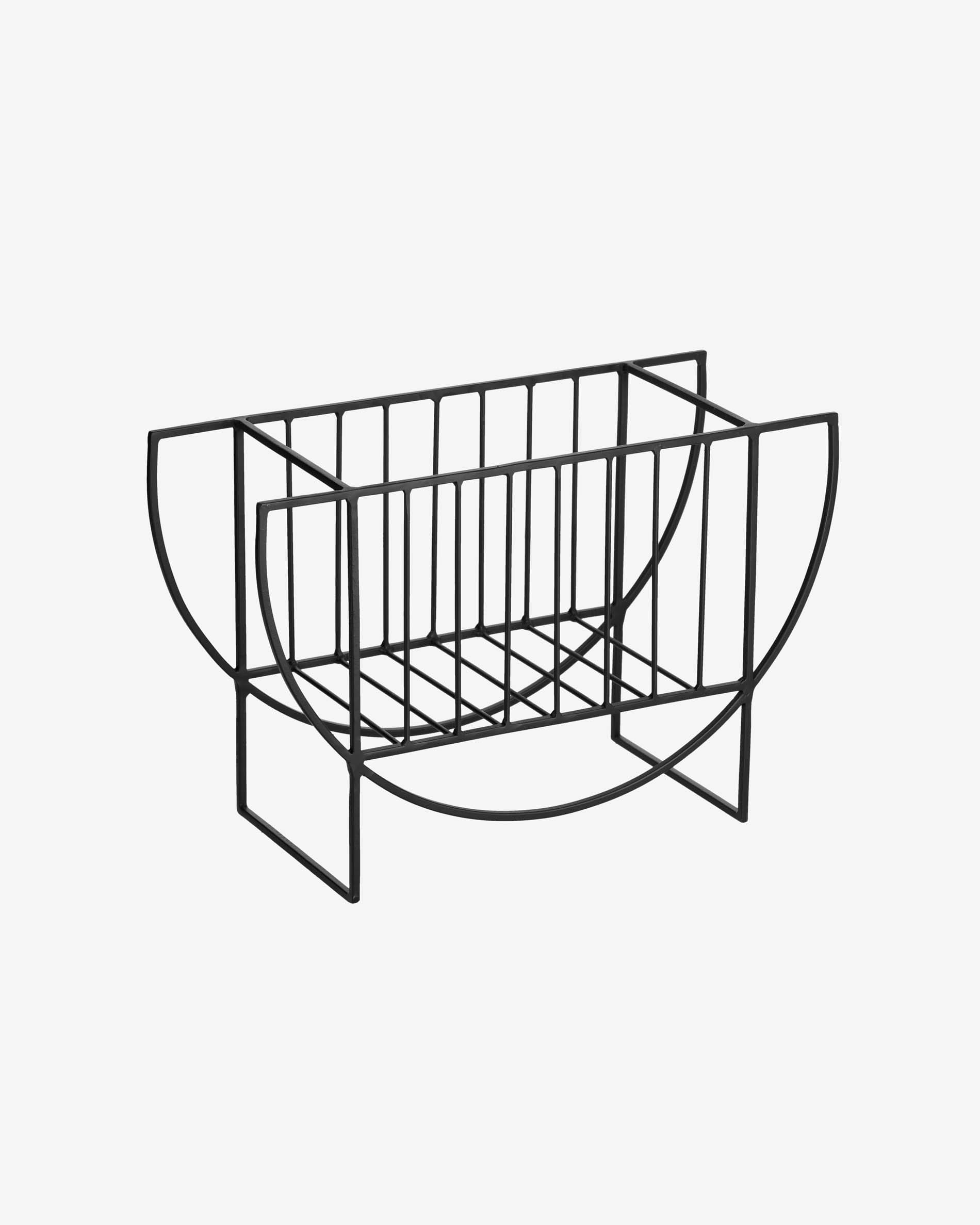 Aubrey zwart tijdschriftenrek Kave Home