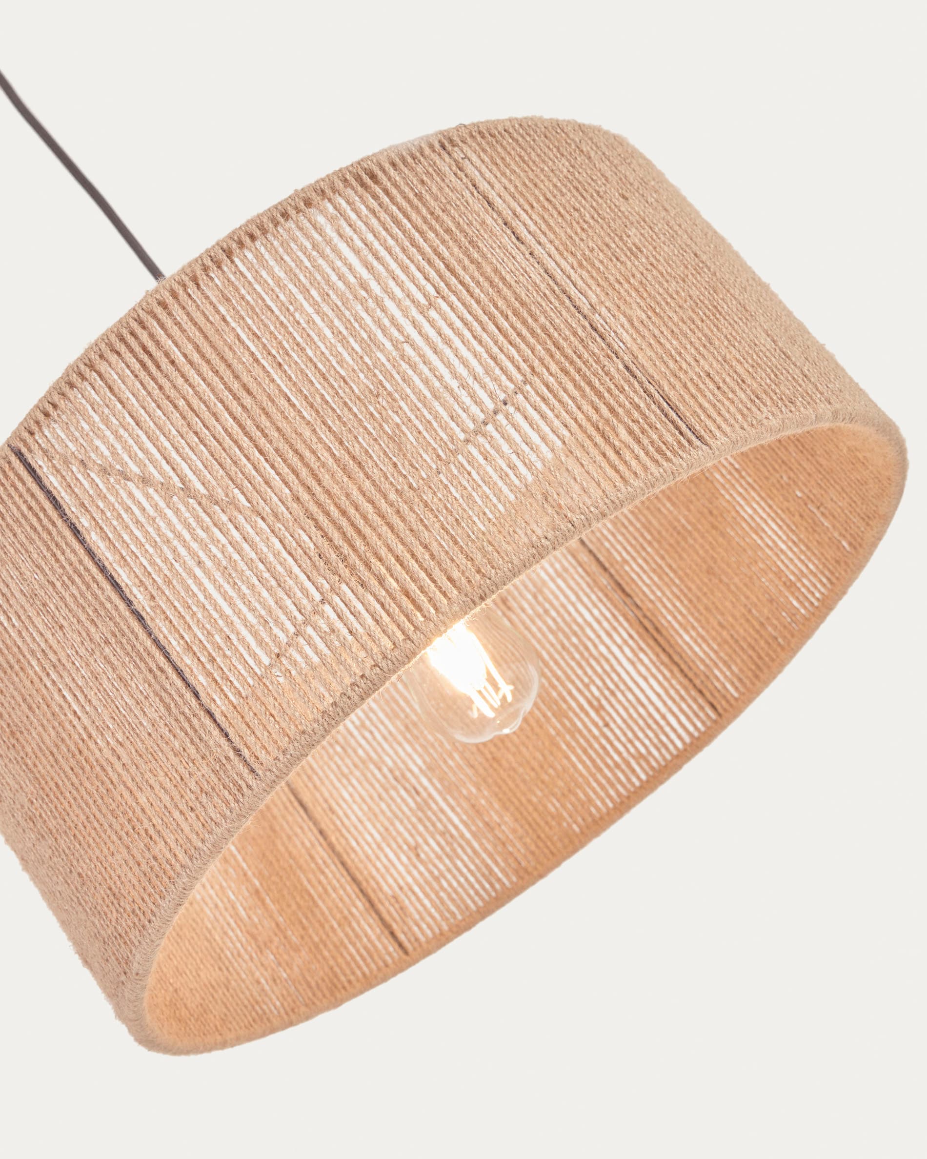 Crista jute light shade with natural finish Ø 47 cm