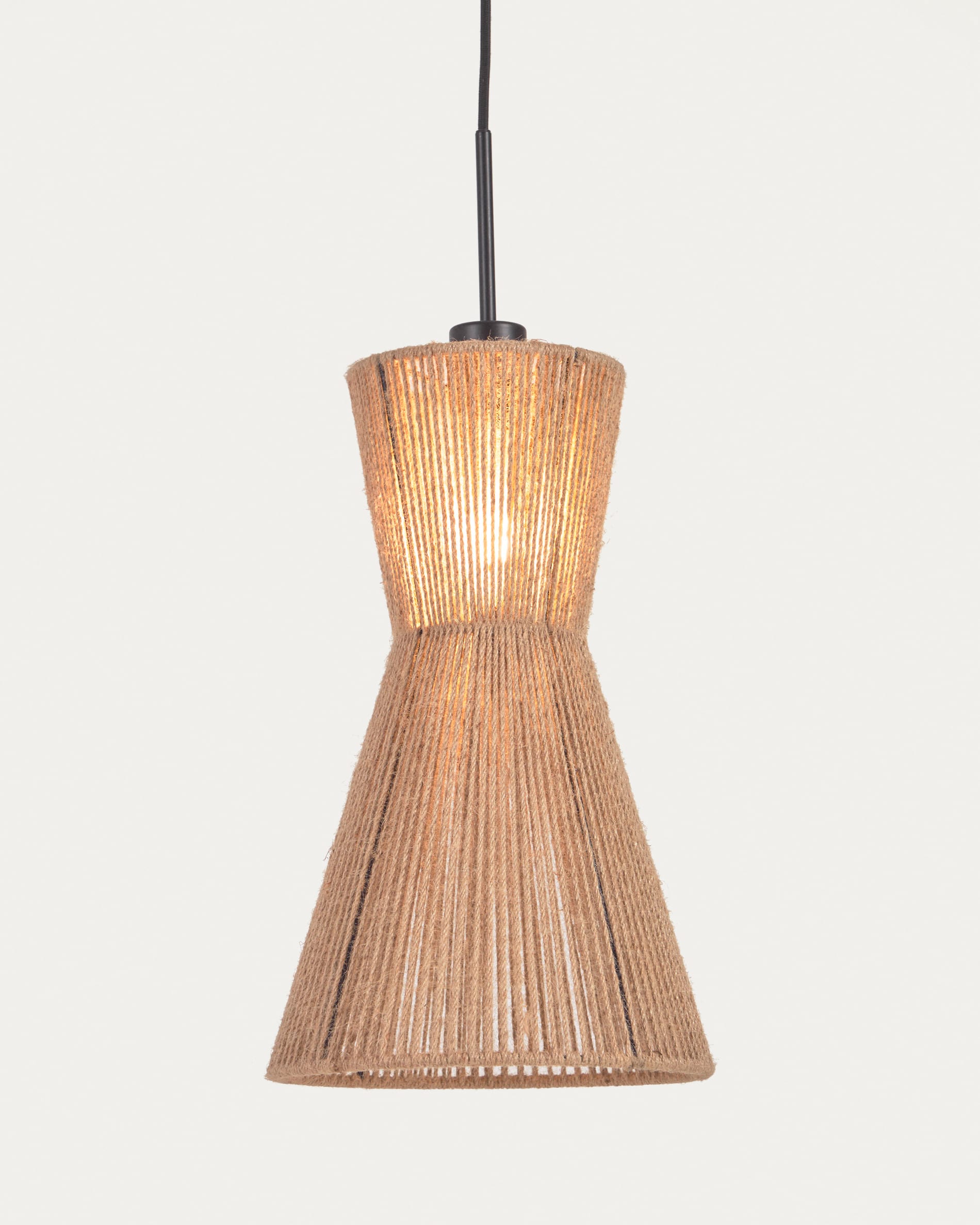 Crista jute light shade with natural finish Ø 24.5 cm