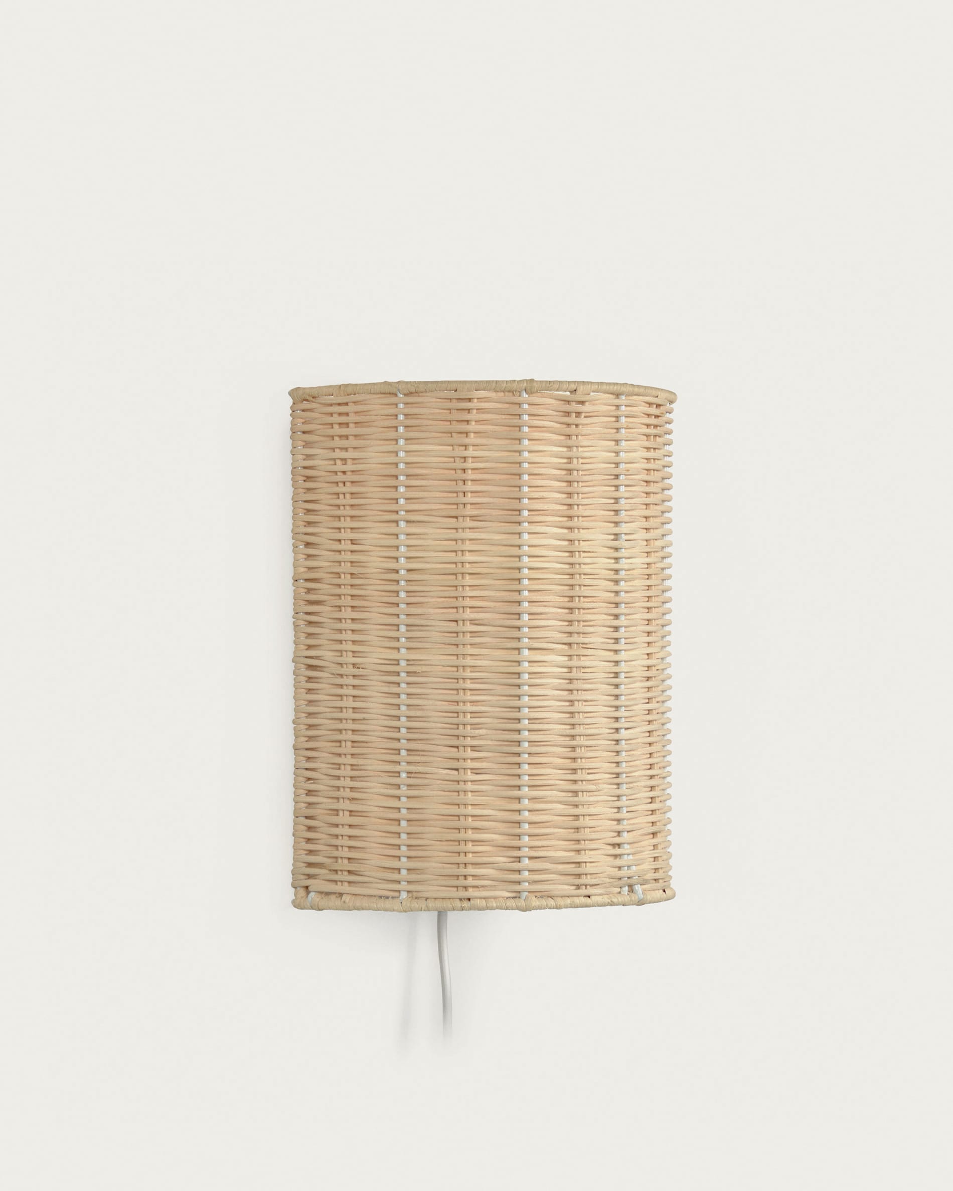 Kimjit wall light in rattan with natural finish UK adapter | Kave Home