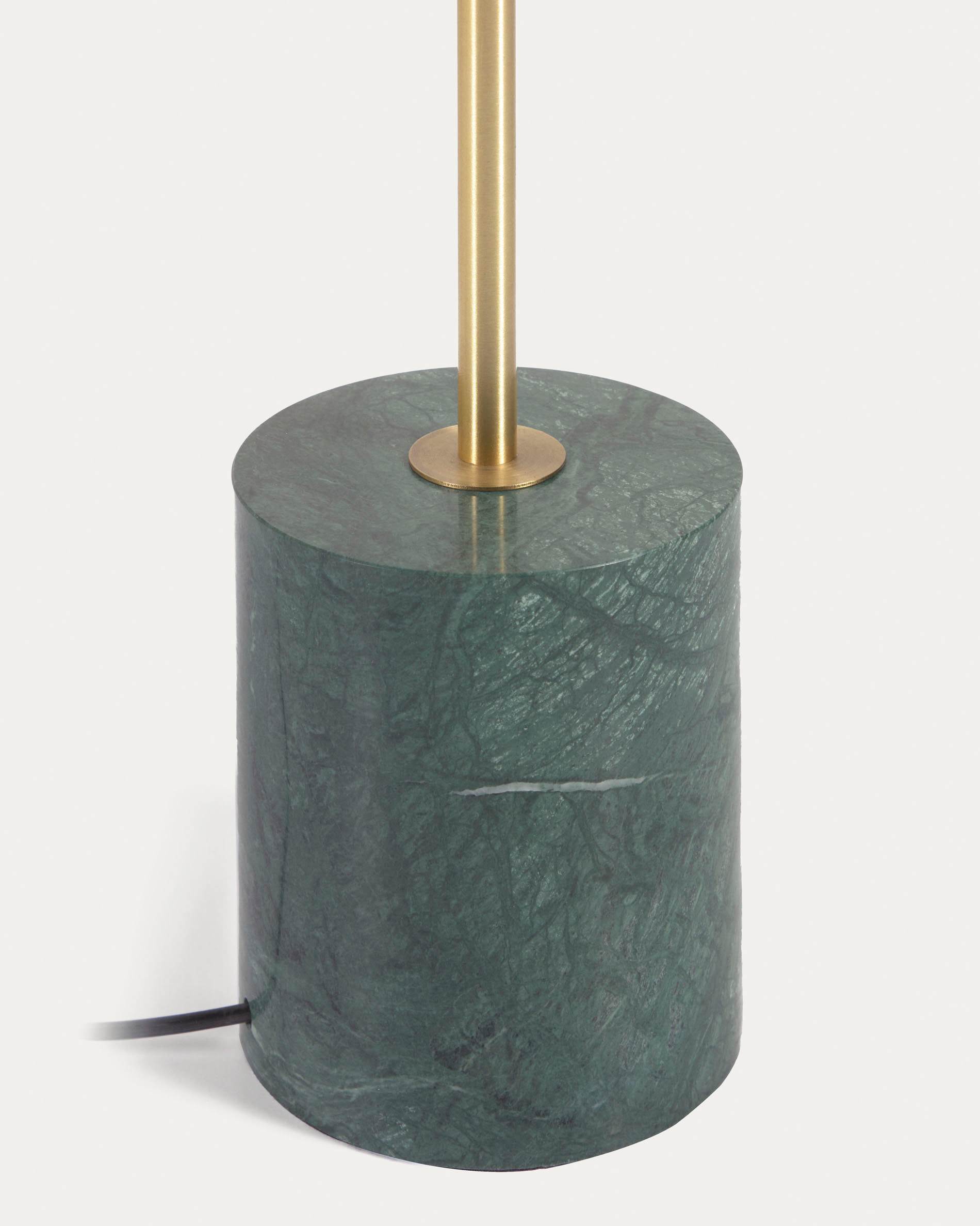 Lonela floor lamp in marble with green finish