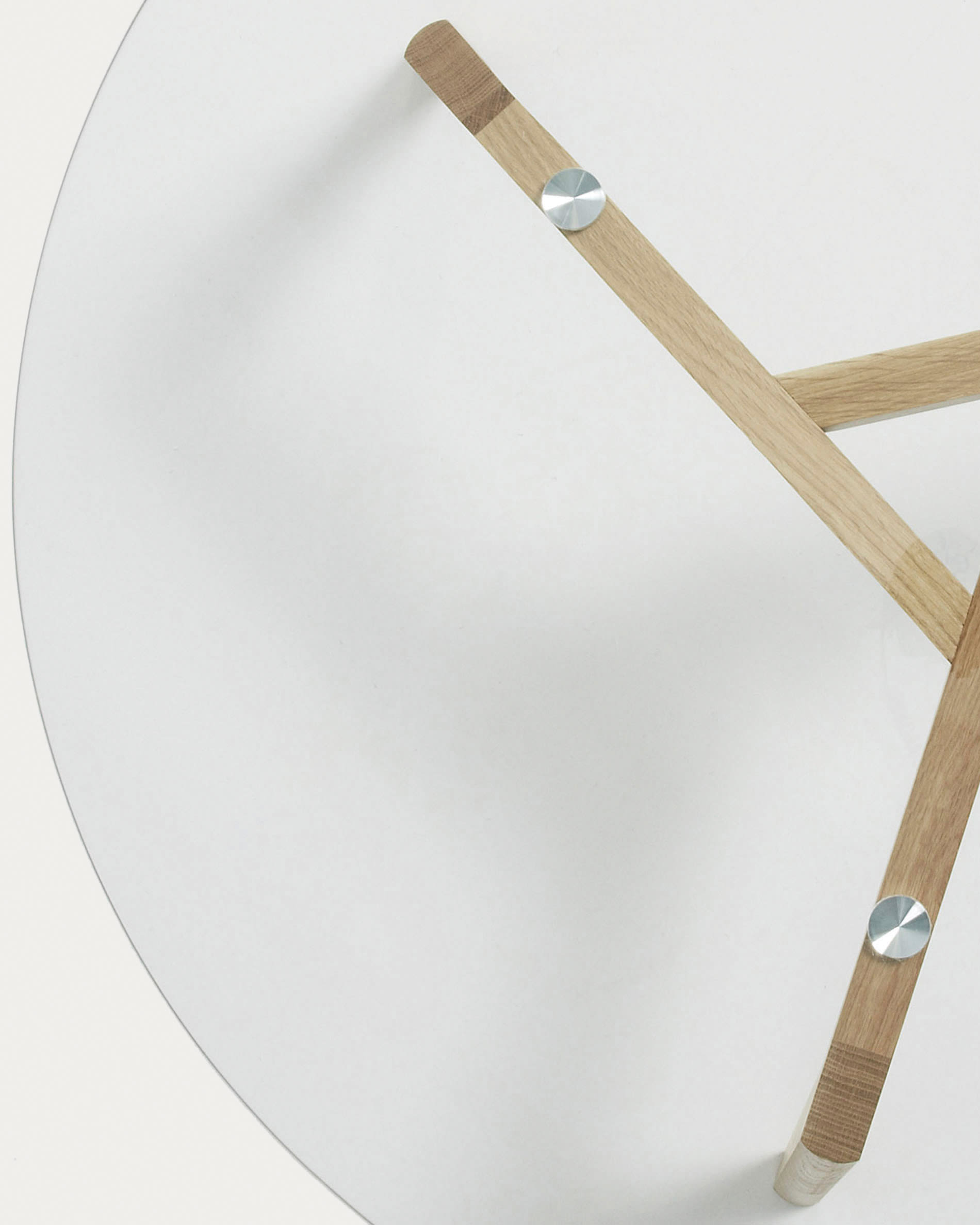 Glass Kirb coffee table Ø 90 cm | Kave Home International