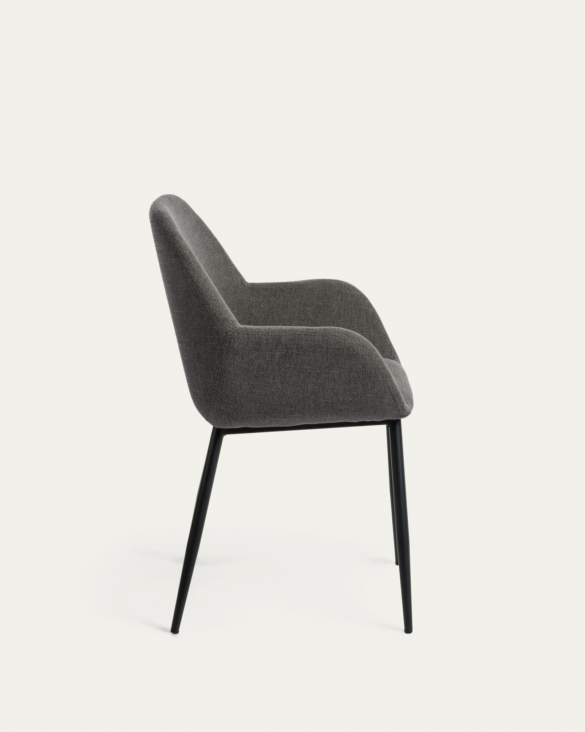 Konna dark grey chair FR