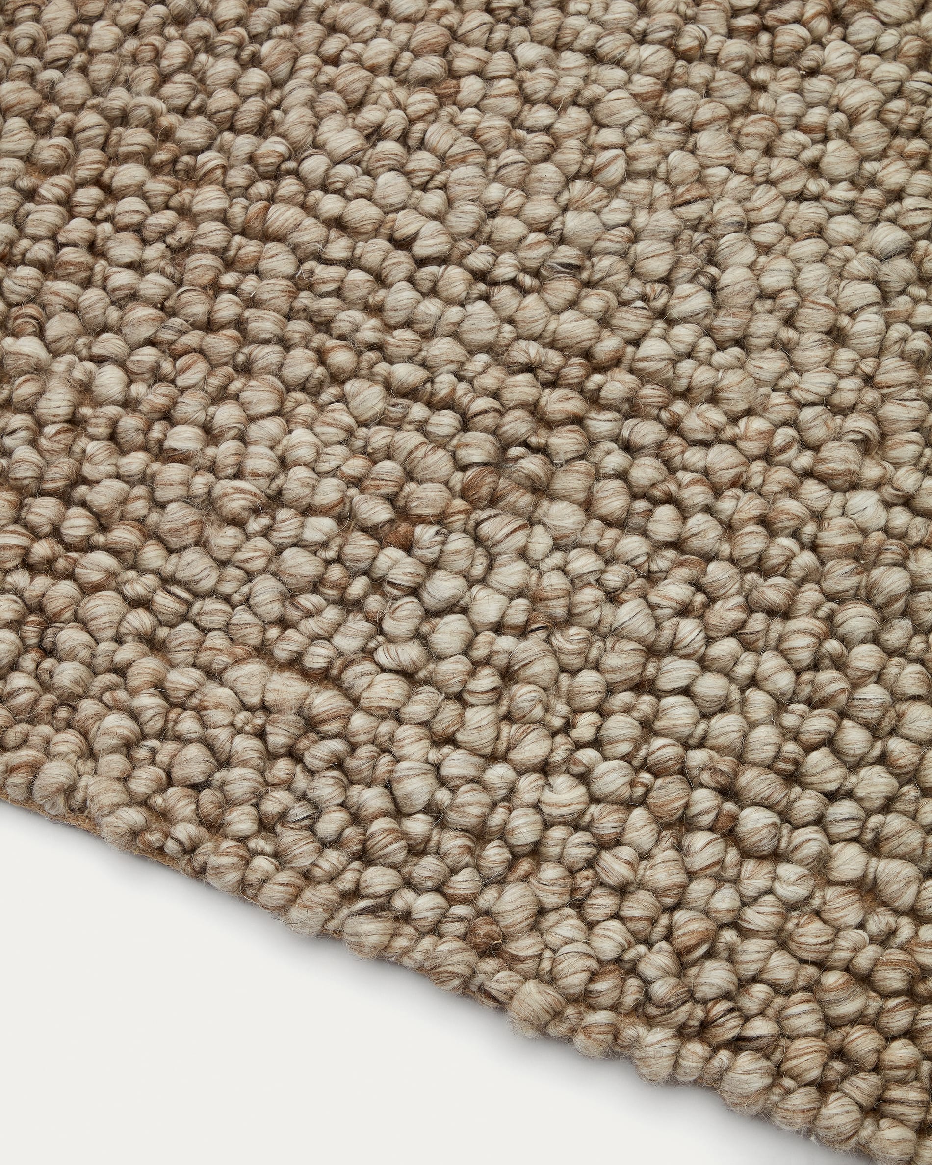 Lubrin rug in grey wool, 200 x 300 cm