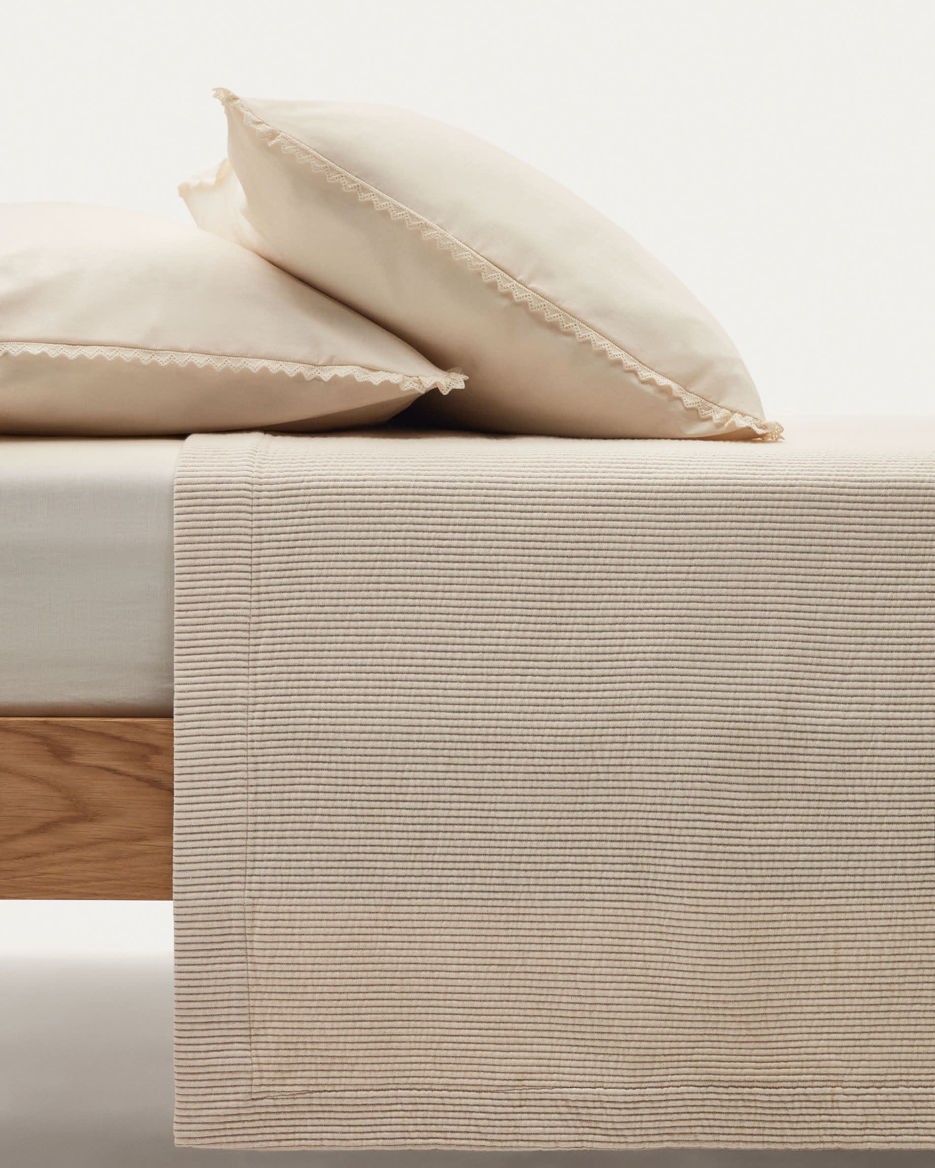 Bedar 100% cotton beige quilt for 90/135 cm bed