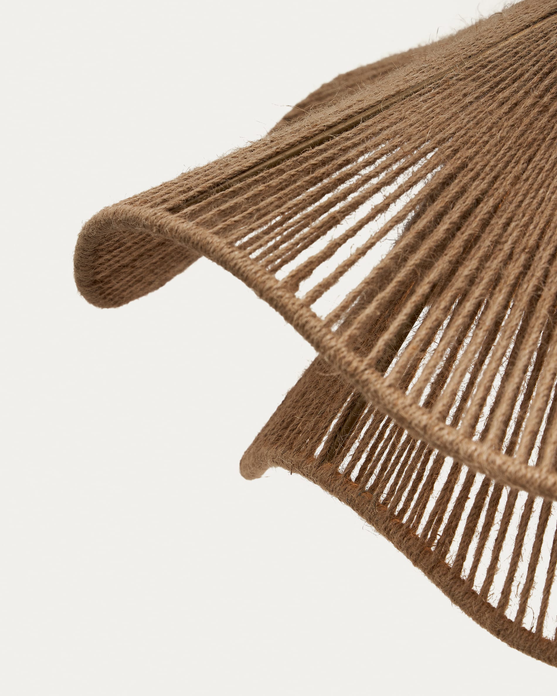Pontos ceiling lamp shade in jute with a natural finish, Ø 50 cm