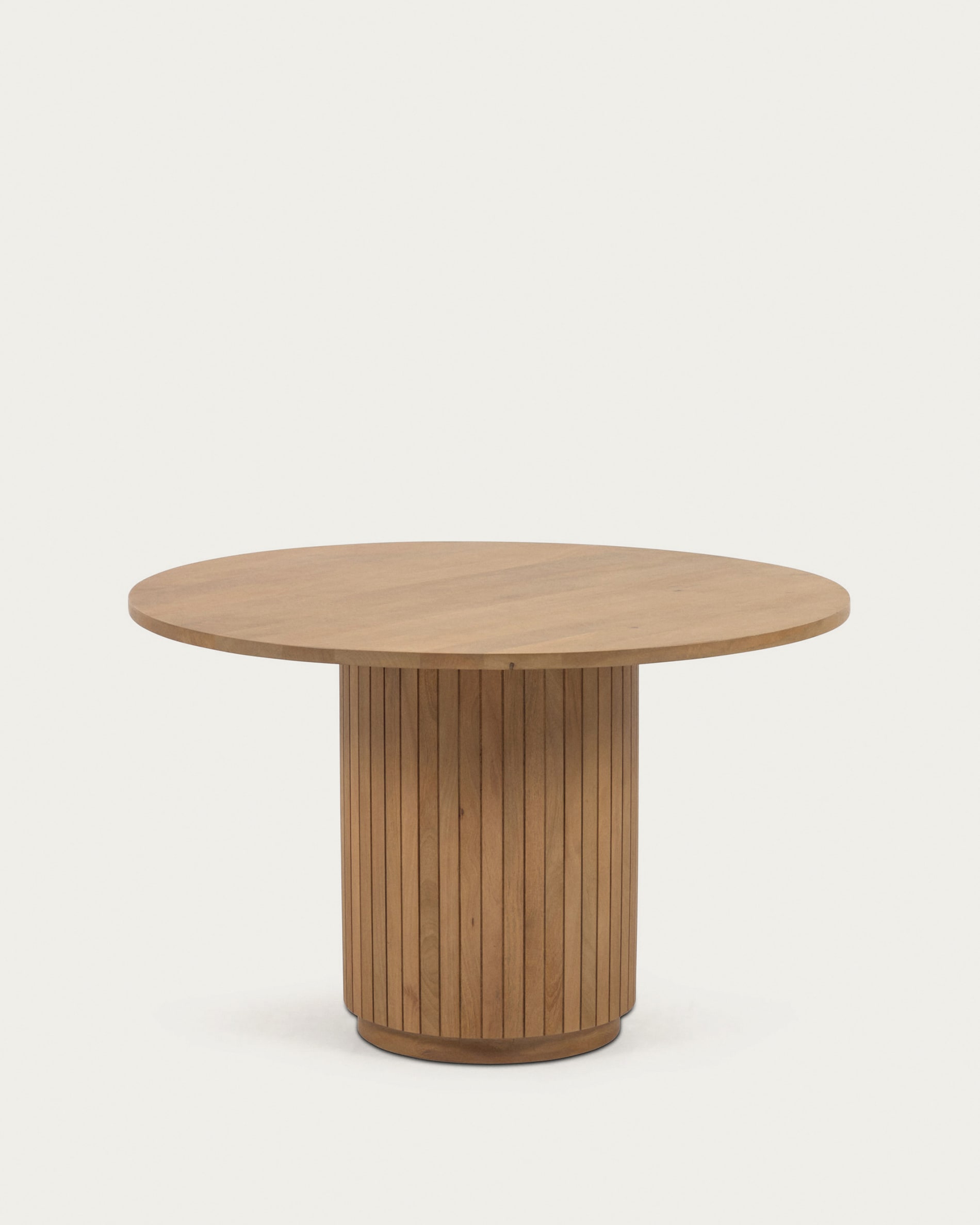 Raw wood round table discount