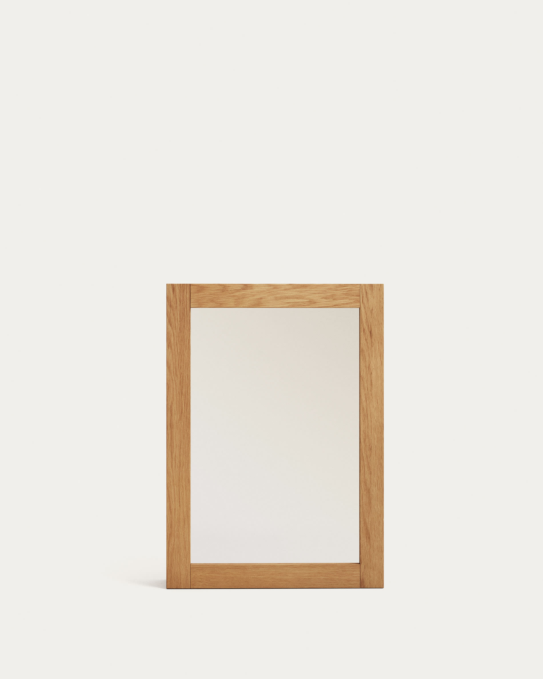 Plubia medicine cabinet with mirror in solid teak, 50 x 70 cm