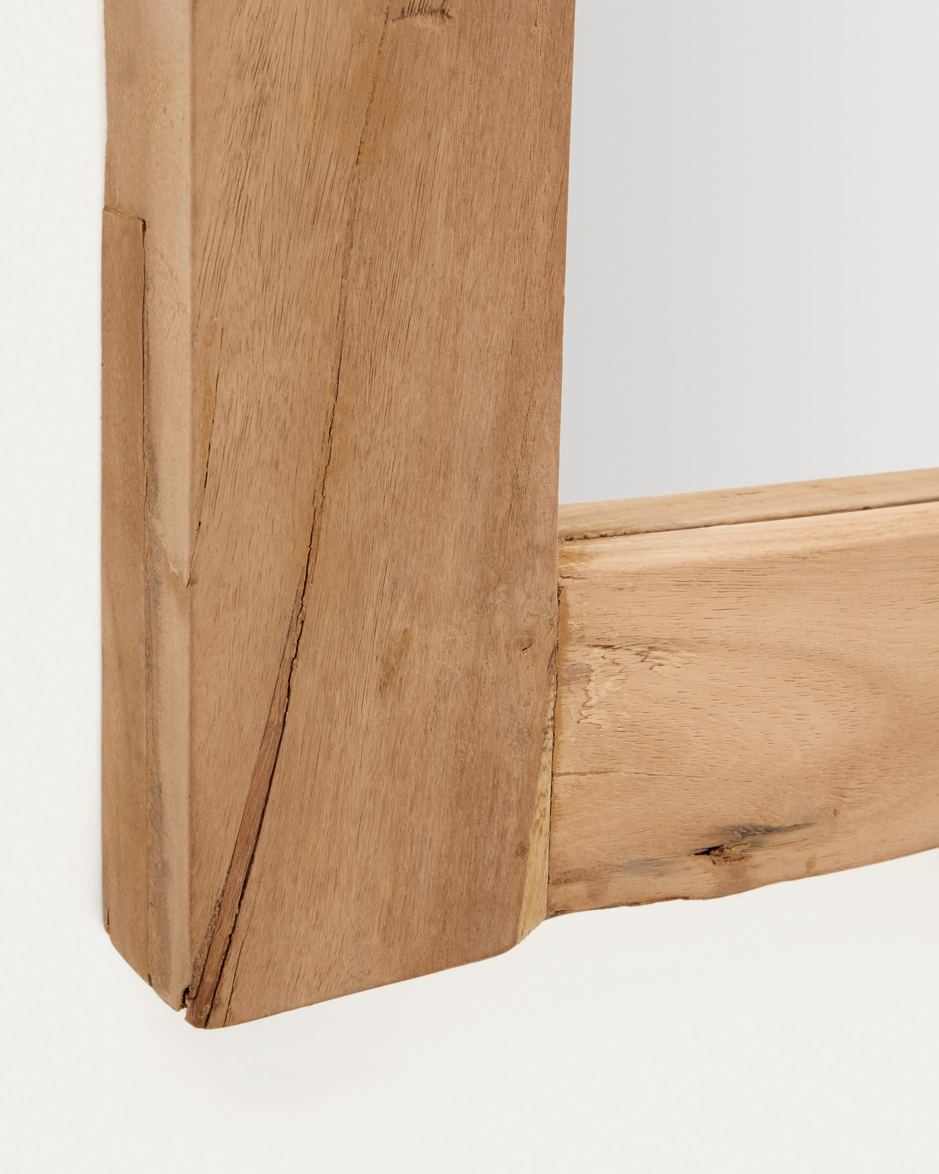 Maden wooden mirror with a natural finish 80 x 180 cm