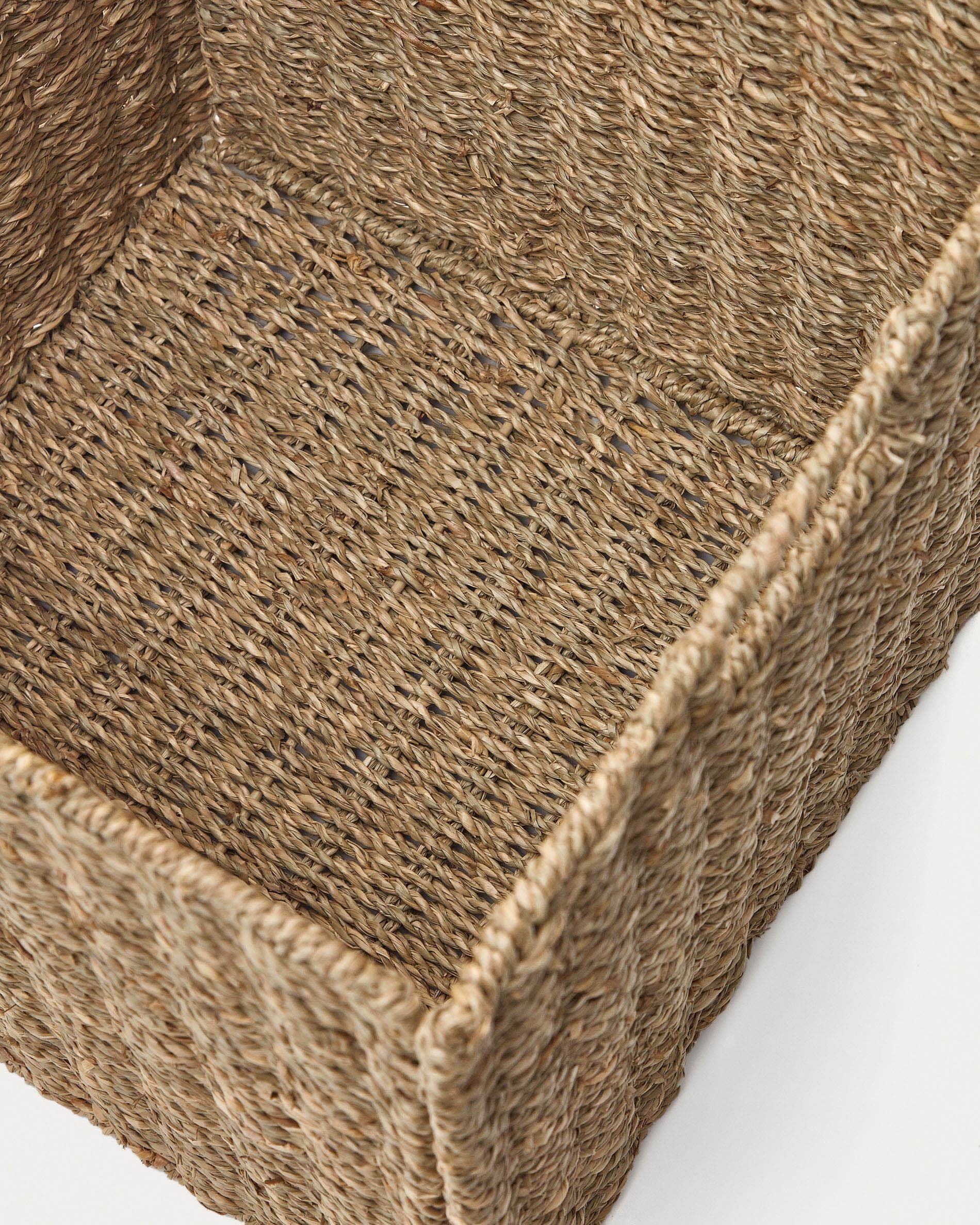Tossa natural fiber folding box, 32 x 33 cm
