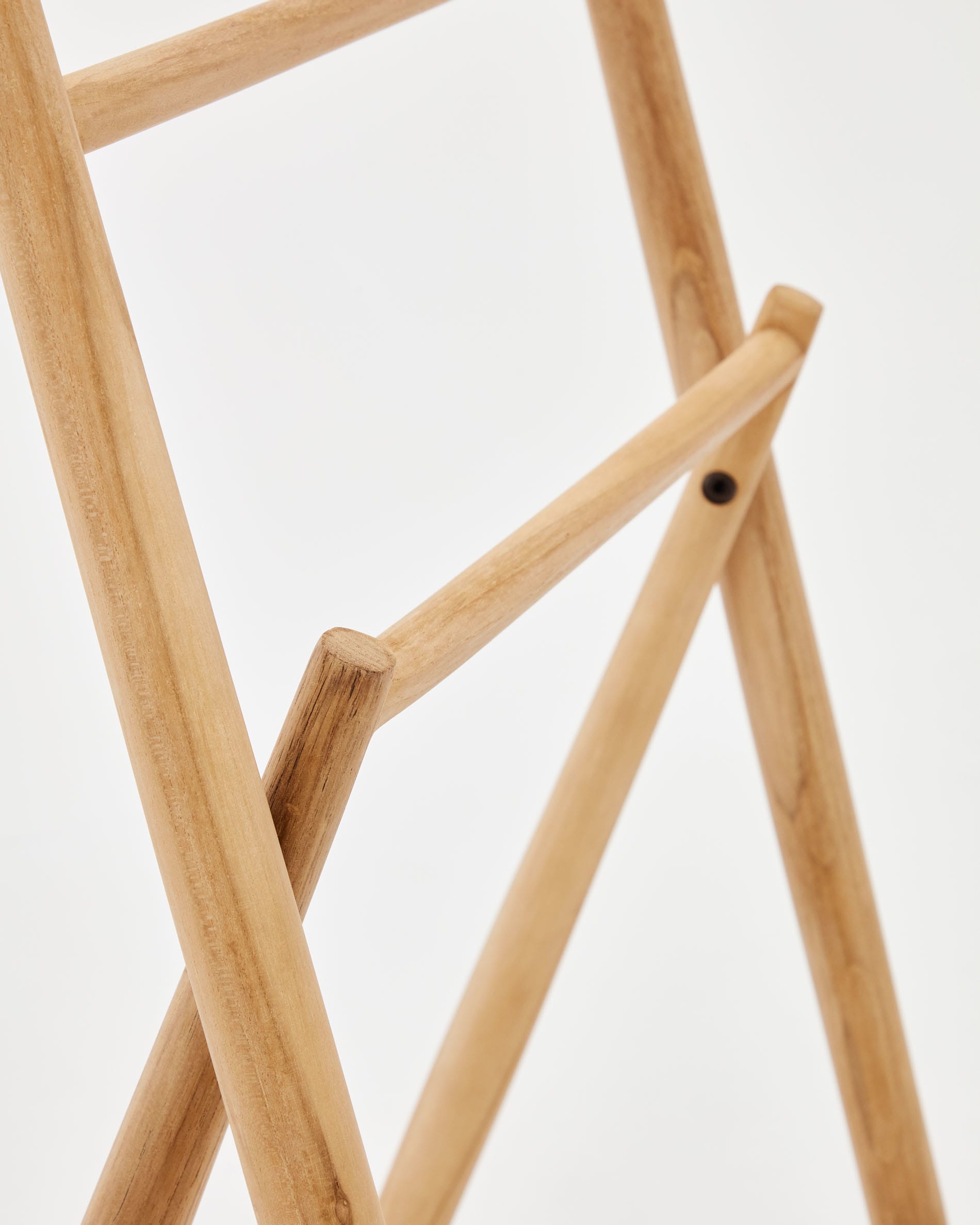 Roxana towel rack in solid teak, 50 x 95 cm