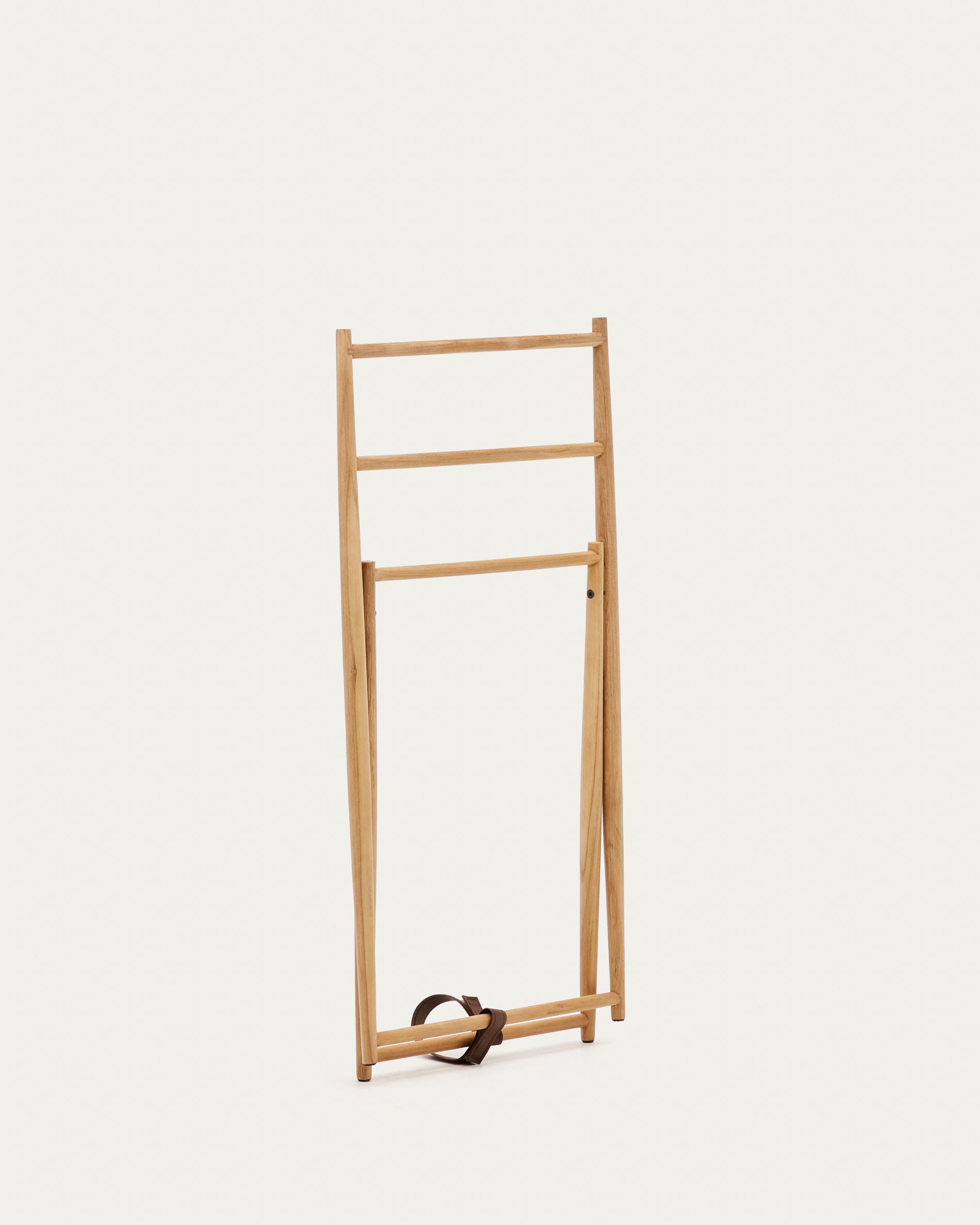 Roxana towel rack in solid teak, 50 x 95 cm