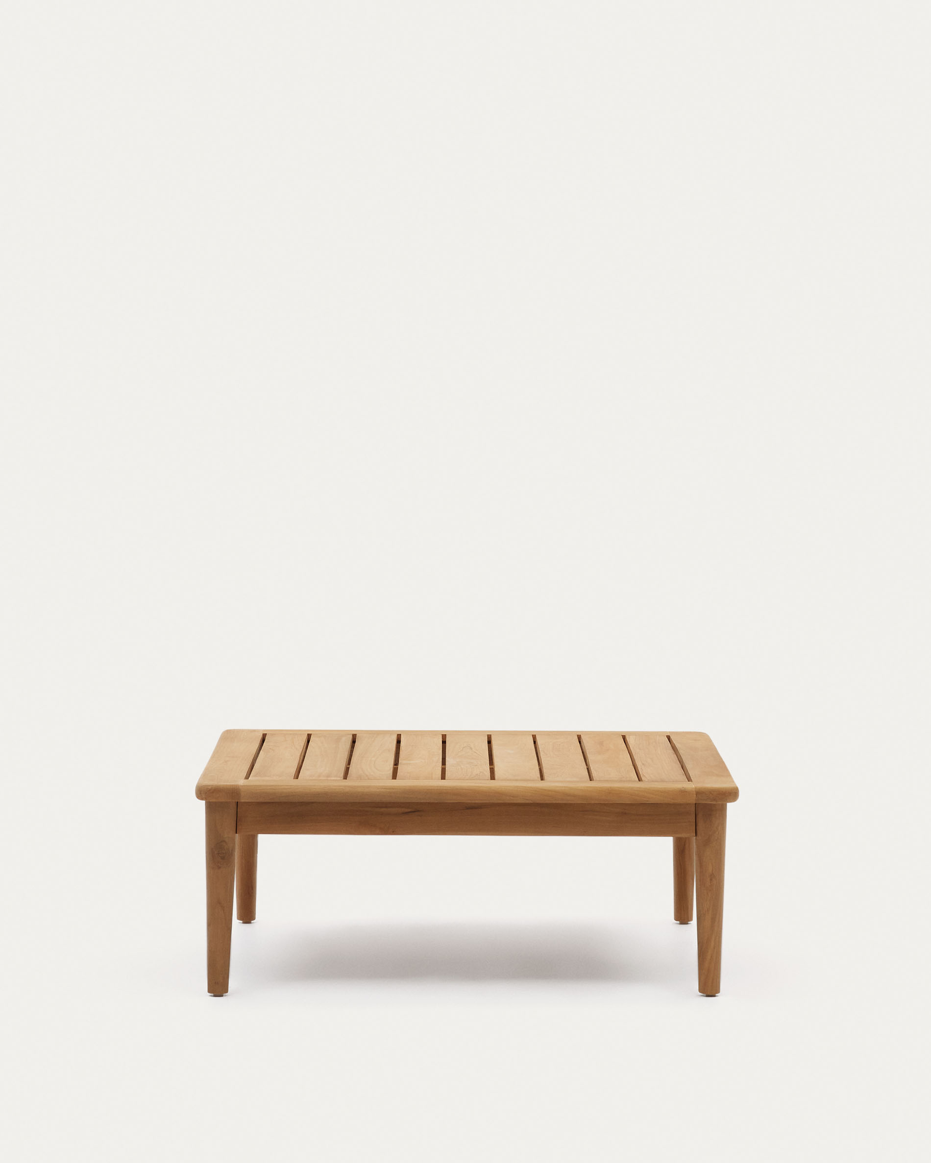Portitxol solid teak coffee table, 80 x 80 cm