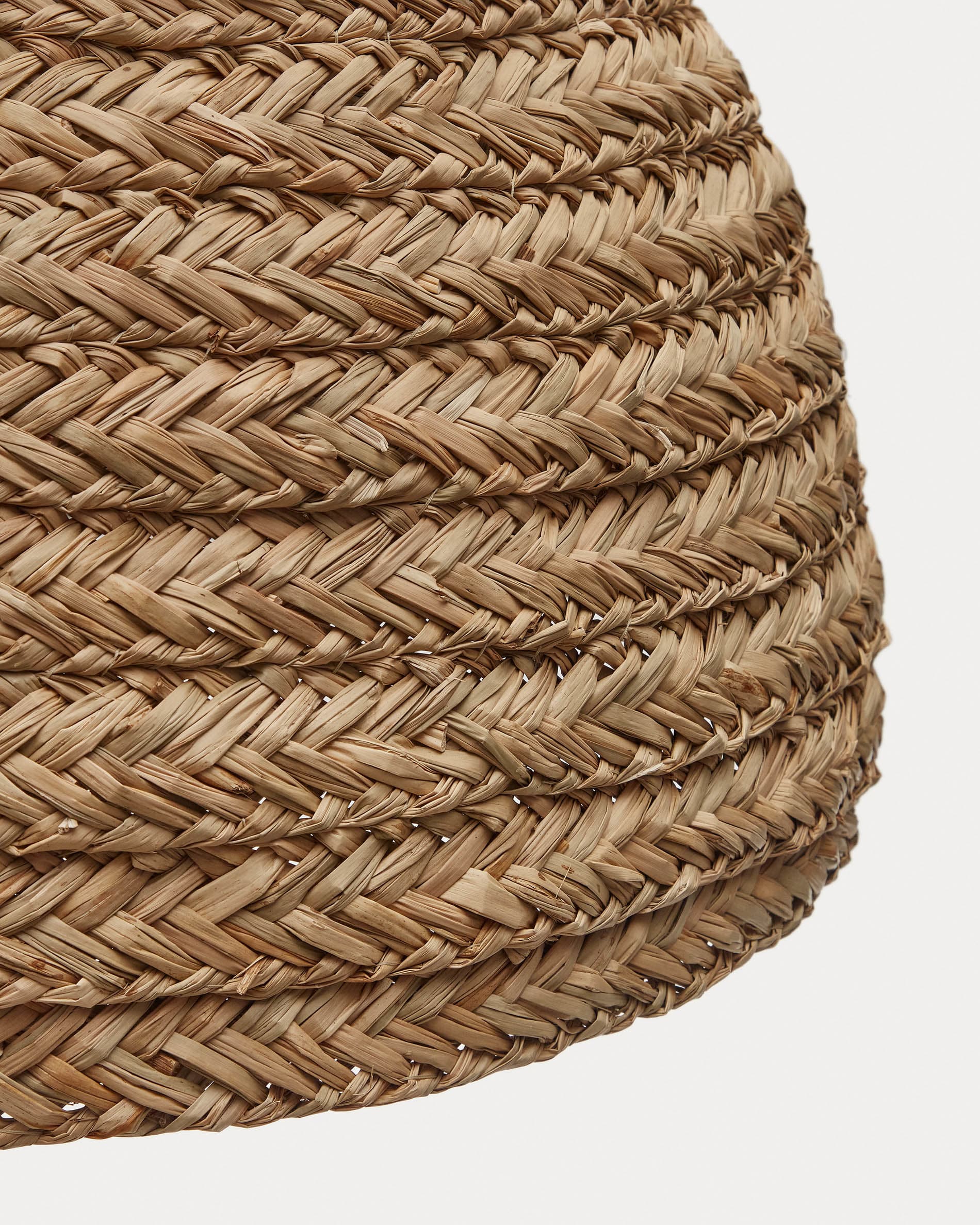 Fonteta natural fiber ceiling lamp shade in a natural finish, Ø 60 cm