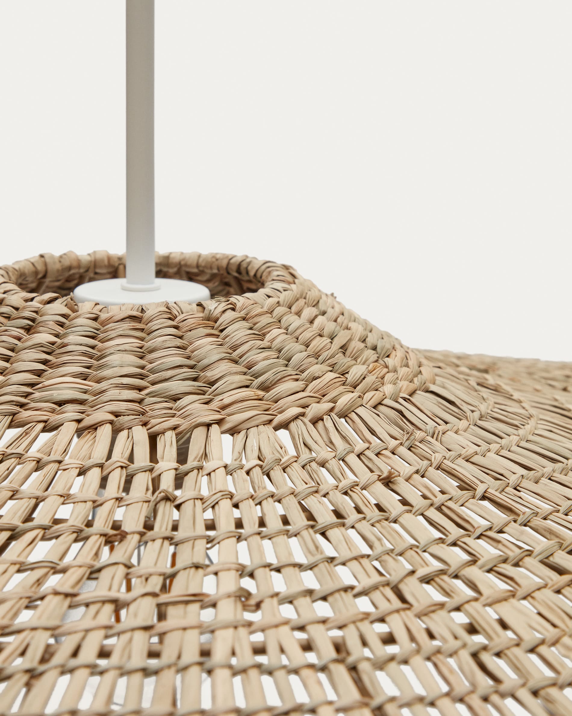 Cruilles natural fiber ceiling lamp shade in a natural finish, Ø 100 cm