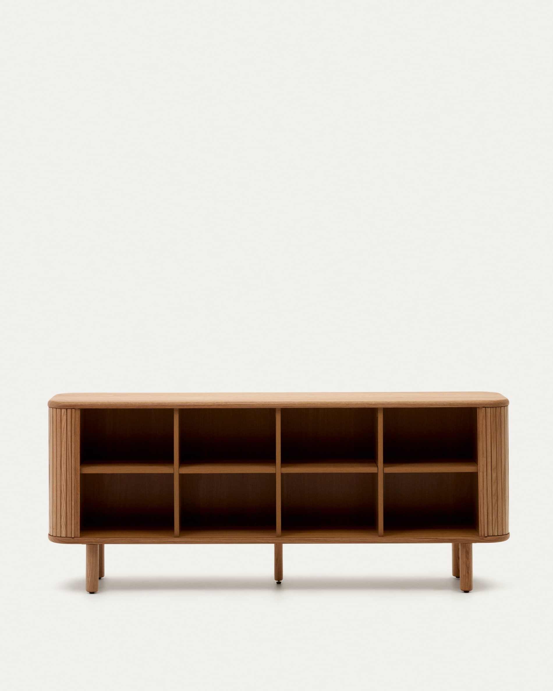 Mailen 2 door sideboard in ash veneer with a natural finish 180 x 75 cm
