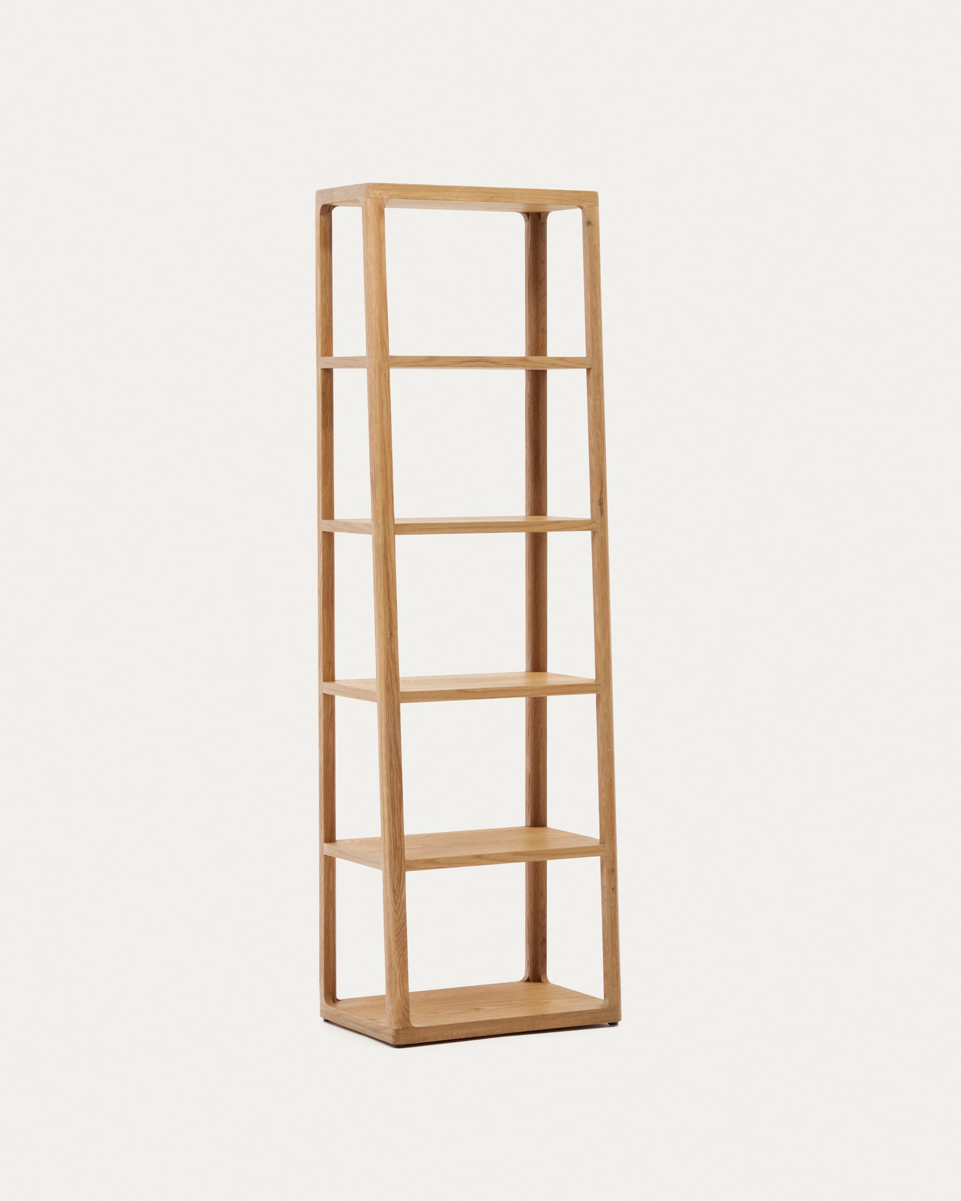 Maymai shelf with solid oak structure 60 x 193 cm