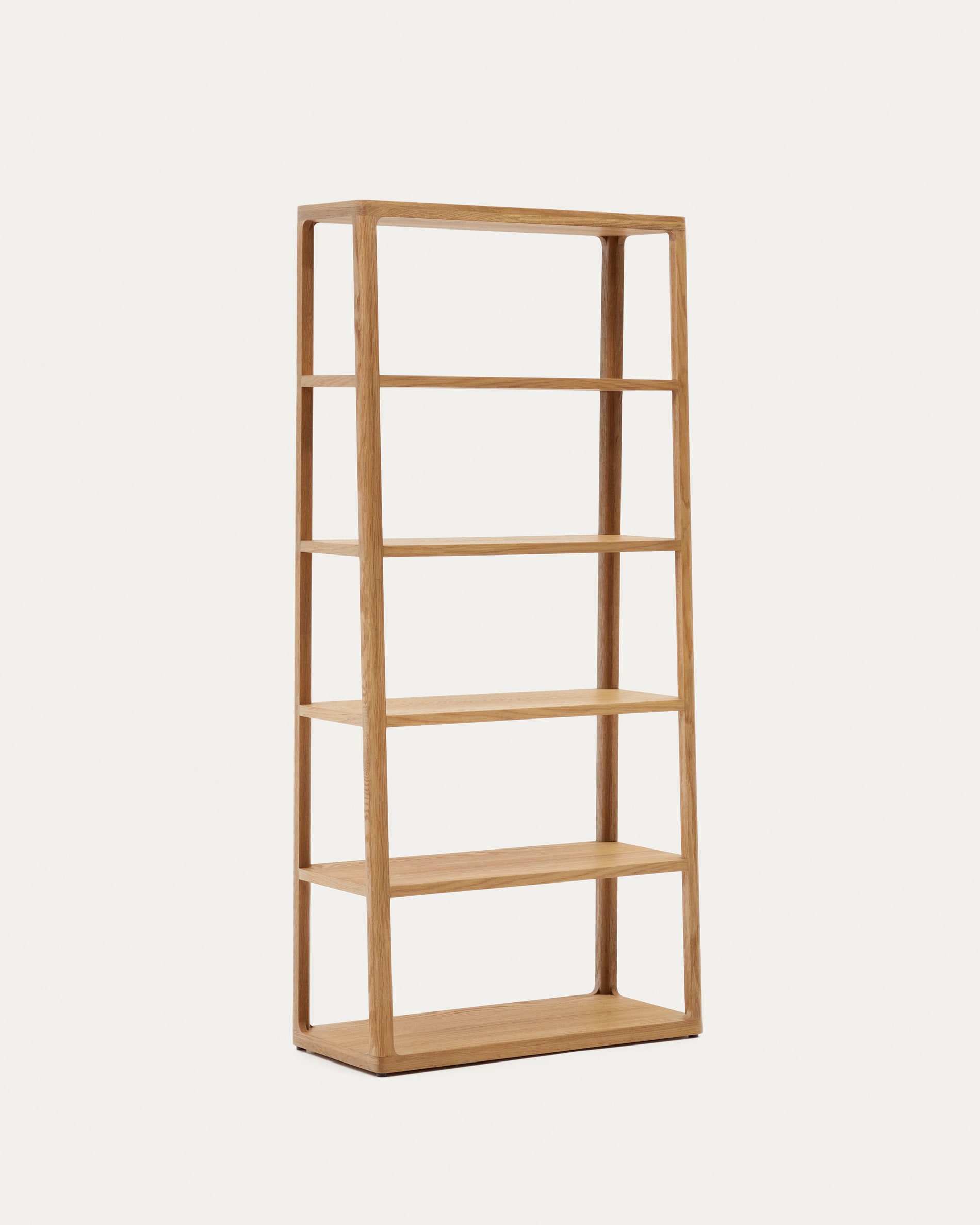 Maymai shelf with solid oak structure 90 x 193 cm