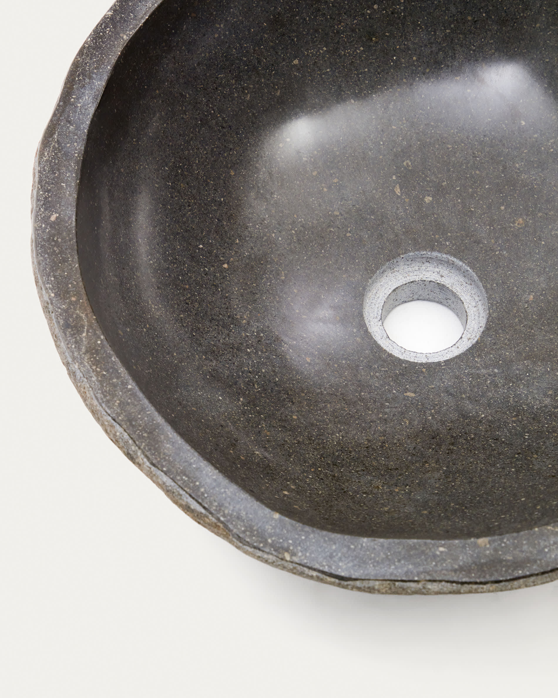 Tetsu stone wash basin, Ø 30-35 cm