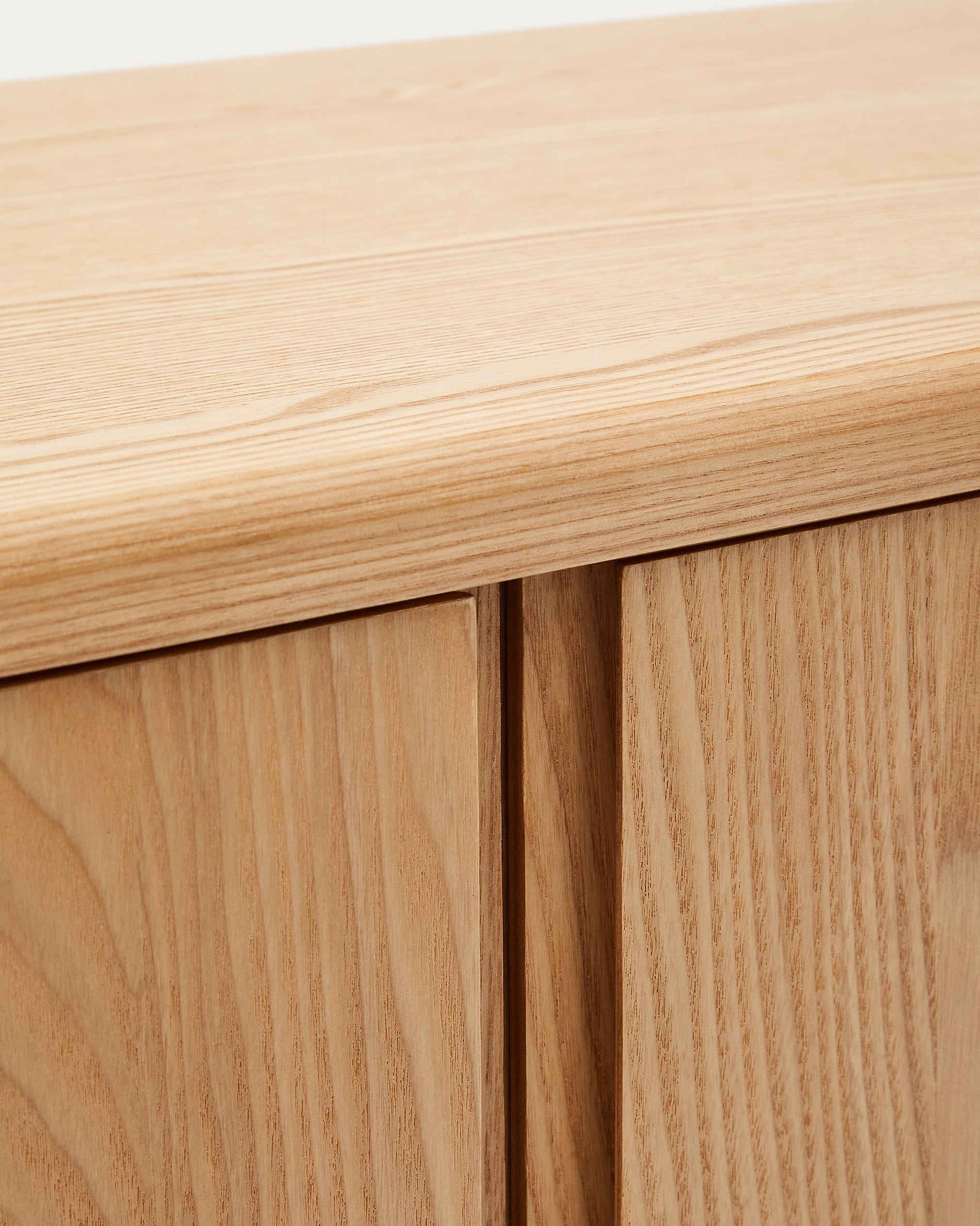 Salaya tall sideboard in ash plywood FSC Mix Credit, 100 x 134 cm