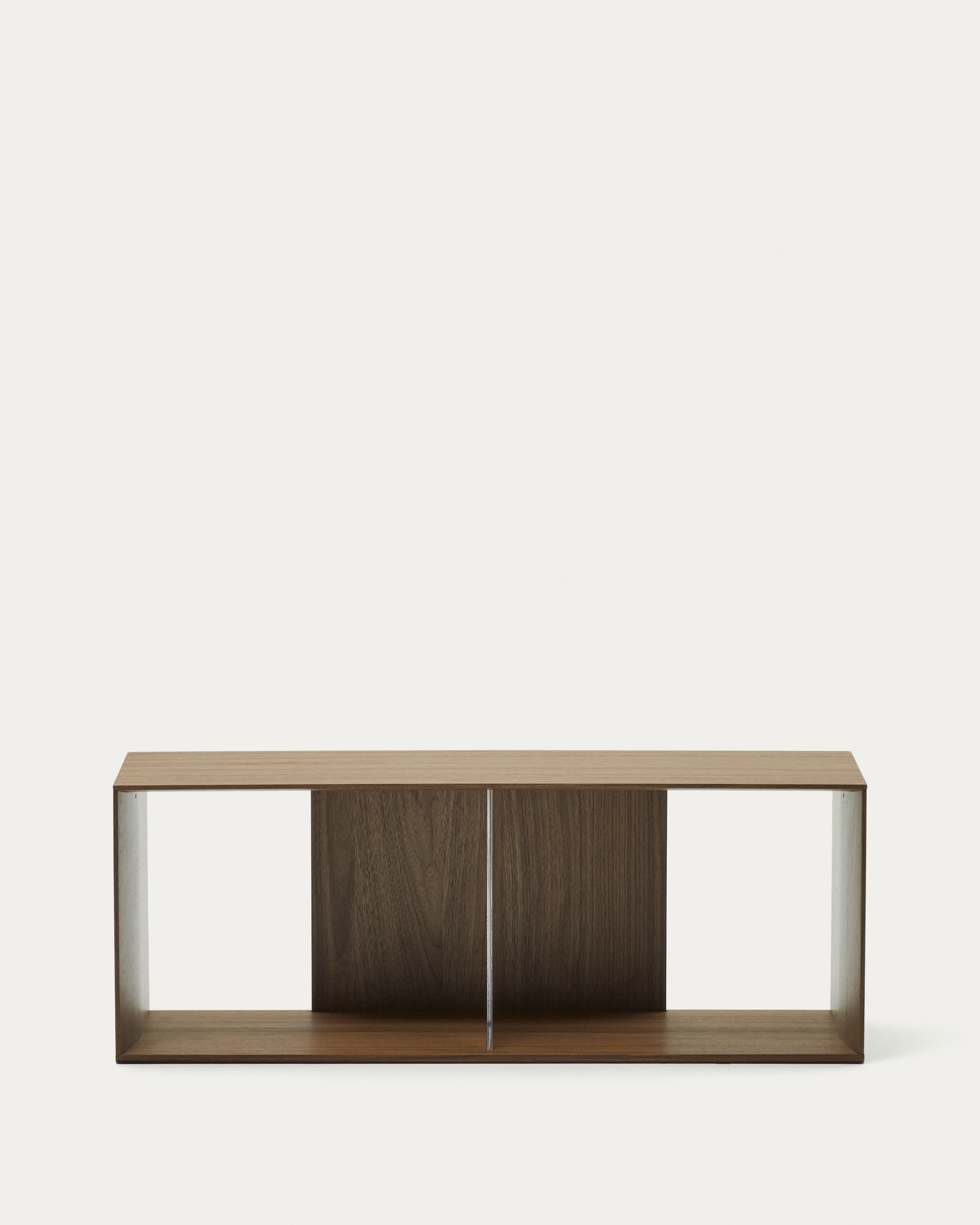 Litto large shelf module in walnut veneer, 101 x 38 cm