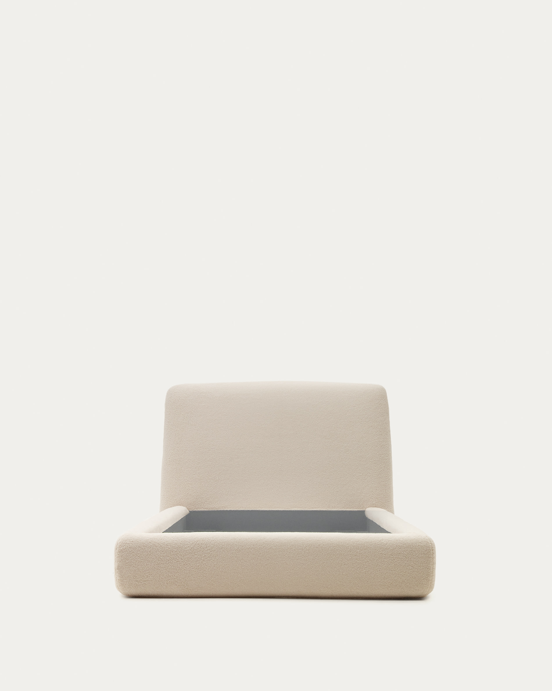 Martina bed cover in ecru bouclé for a 90 x 200 cm mattress